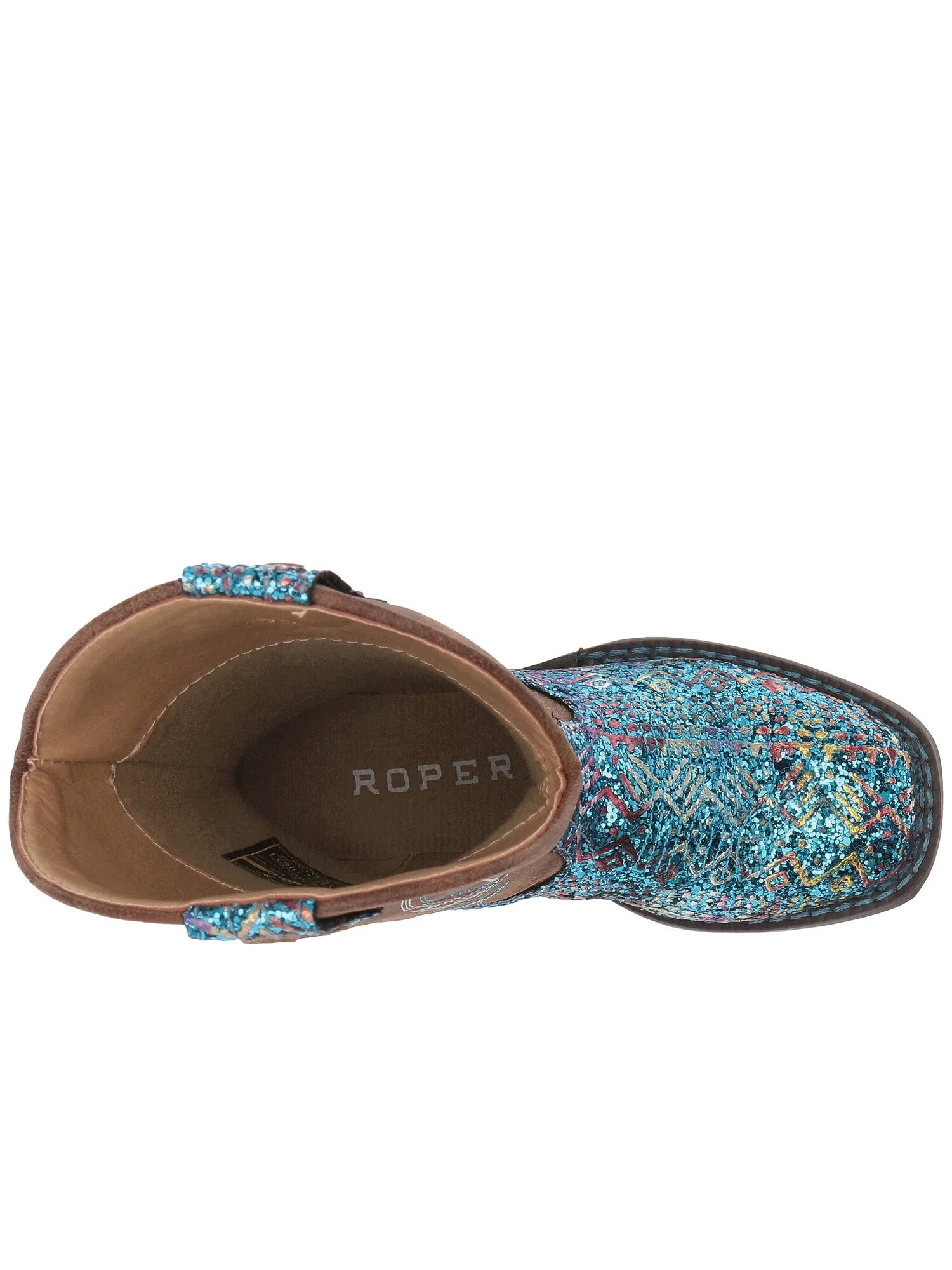Ботинки Roper Kids Glitter Aztec (Toddler/Little Kid) — 5