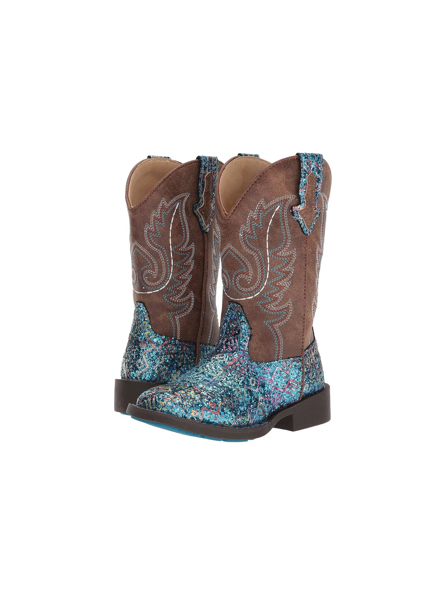 Ботинки Roper Kids Glitter Aztec (Toddler/Little Kid) — 6