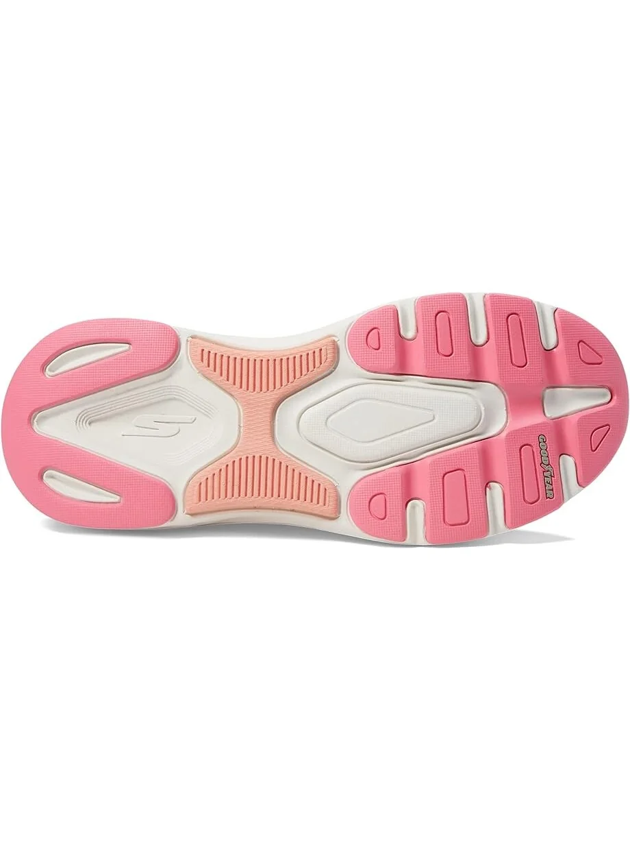 Кроссовки SKECHERS Max Cushioning Arch Fit Fluidity Hands Free Slip-Ins — изображение 3 из 4, серый/розовый