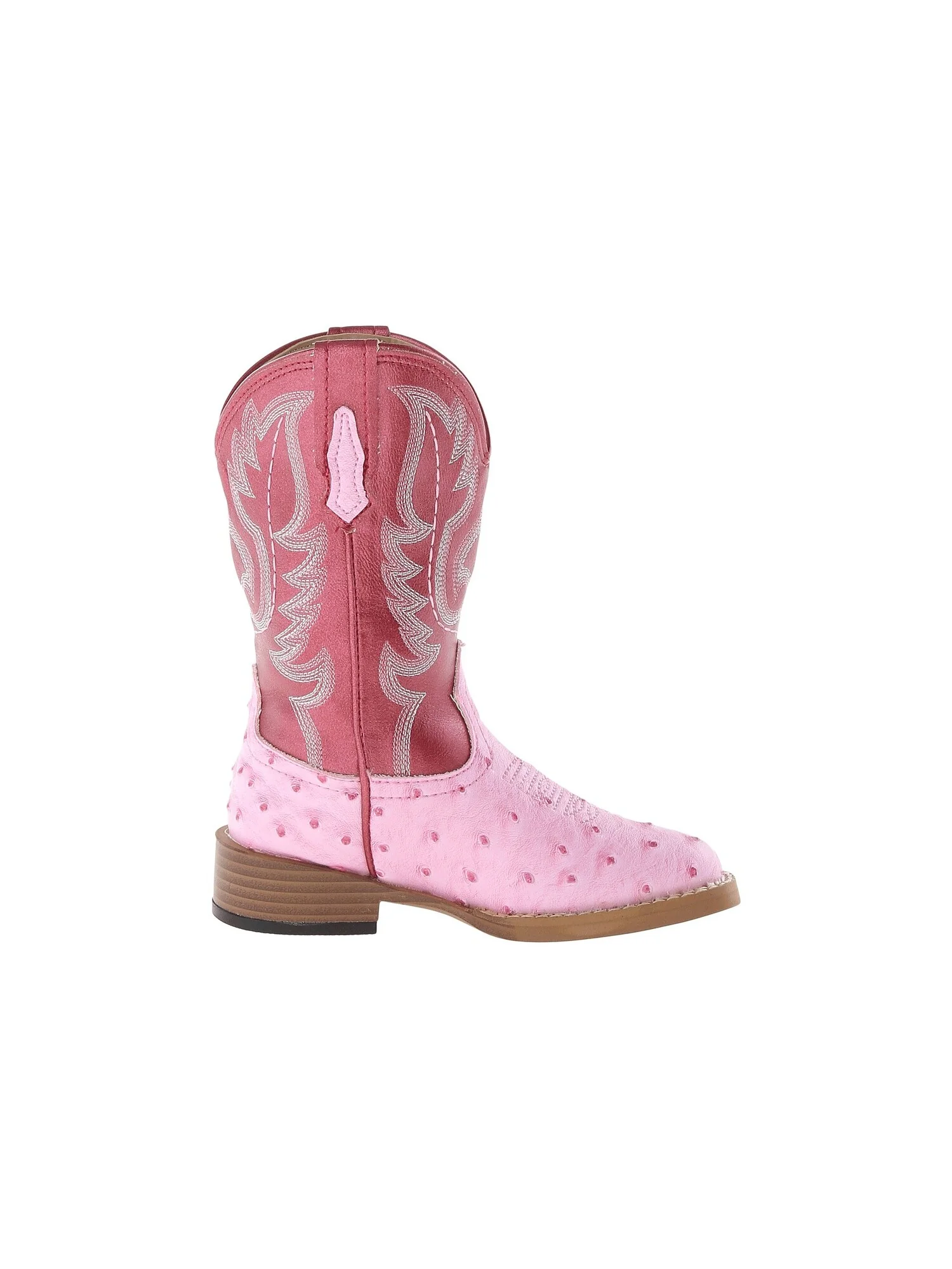 Ботинки Roper Kids Square Toe Ostrich (Toddler/Little Kid) — 1