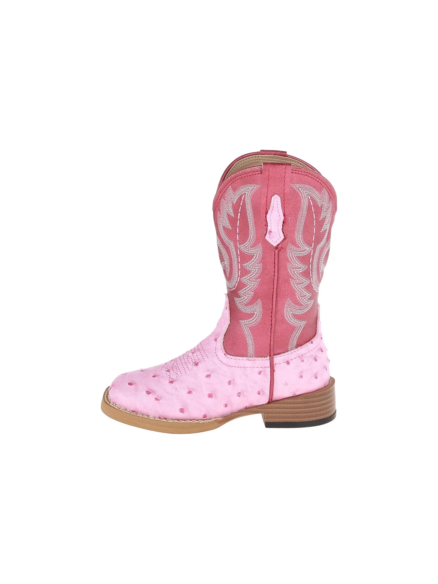 Ботинки Roper Kids Square Toe Ostrich (Toddler/Little Kid) — 4