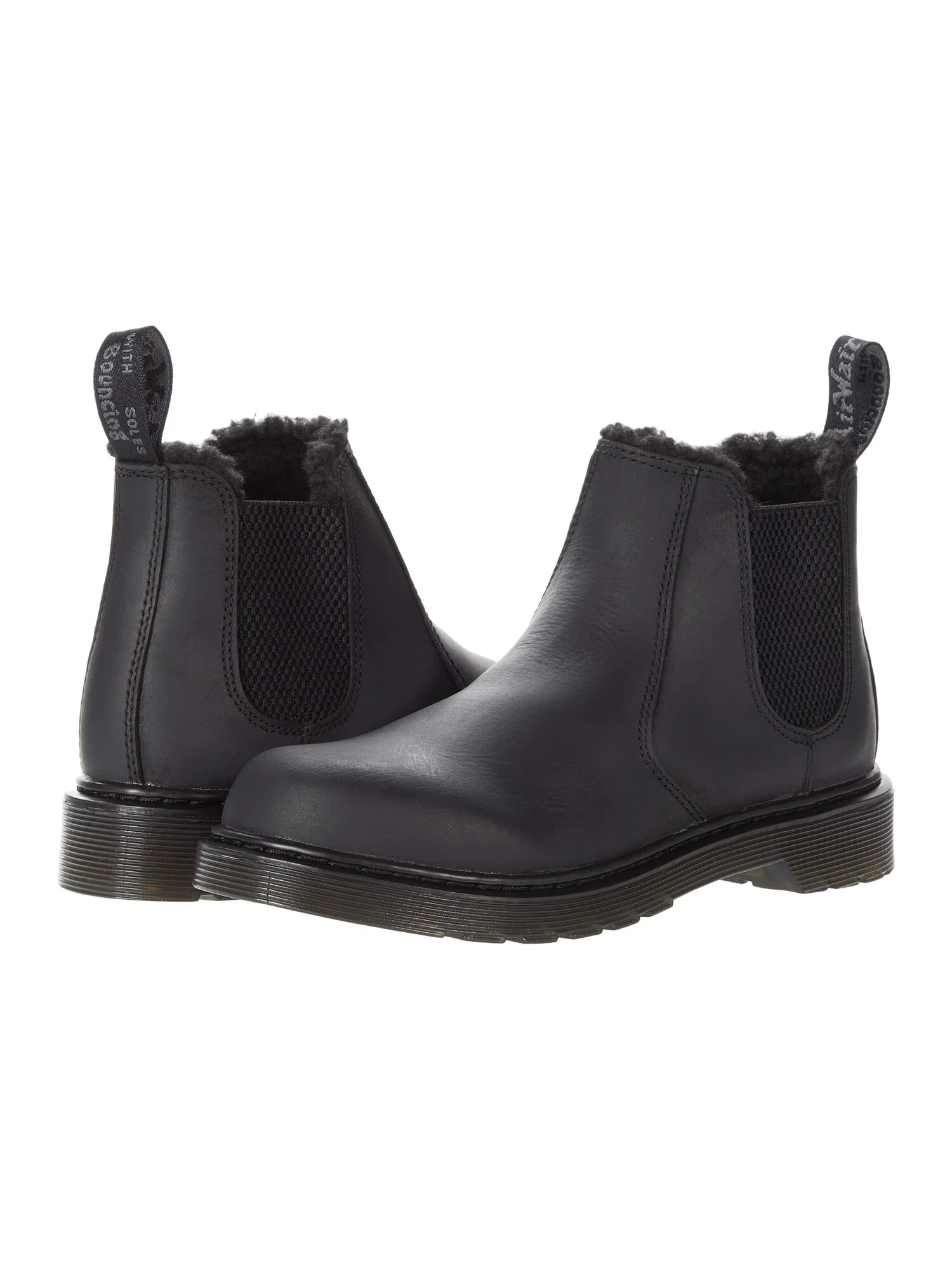 Ботинки детские Dr. Martens Kid's с мехом — 5