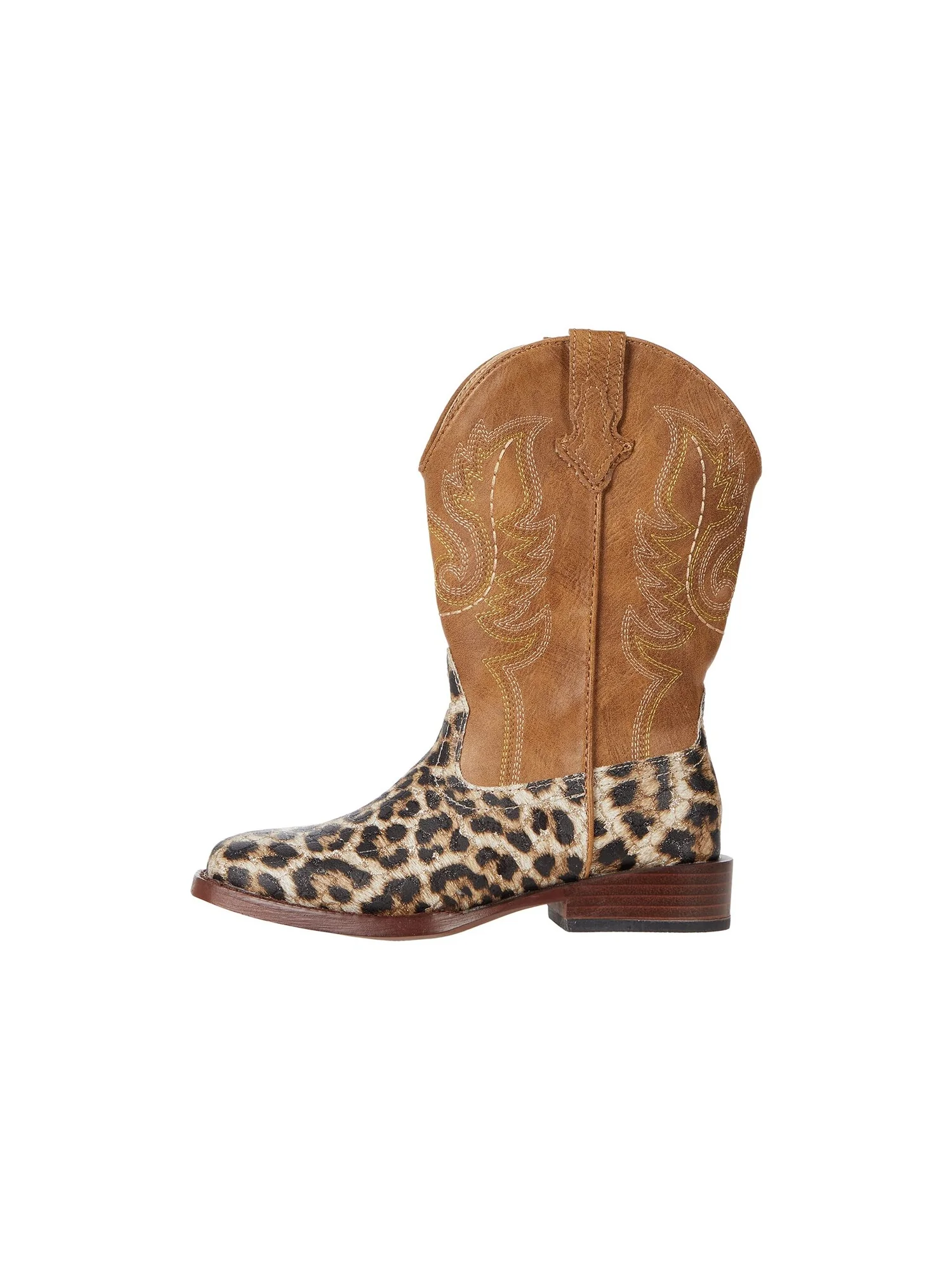 Ботинки Roper Kids Glitter Leopard (Toddler/Little Kid) — 1