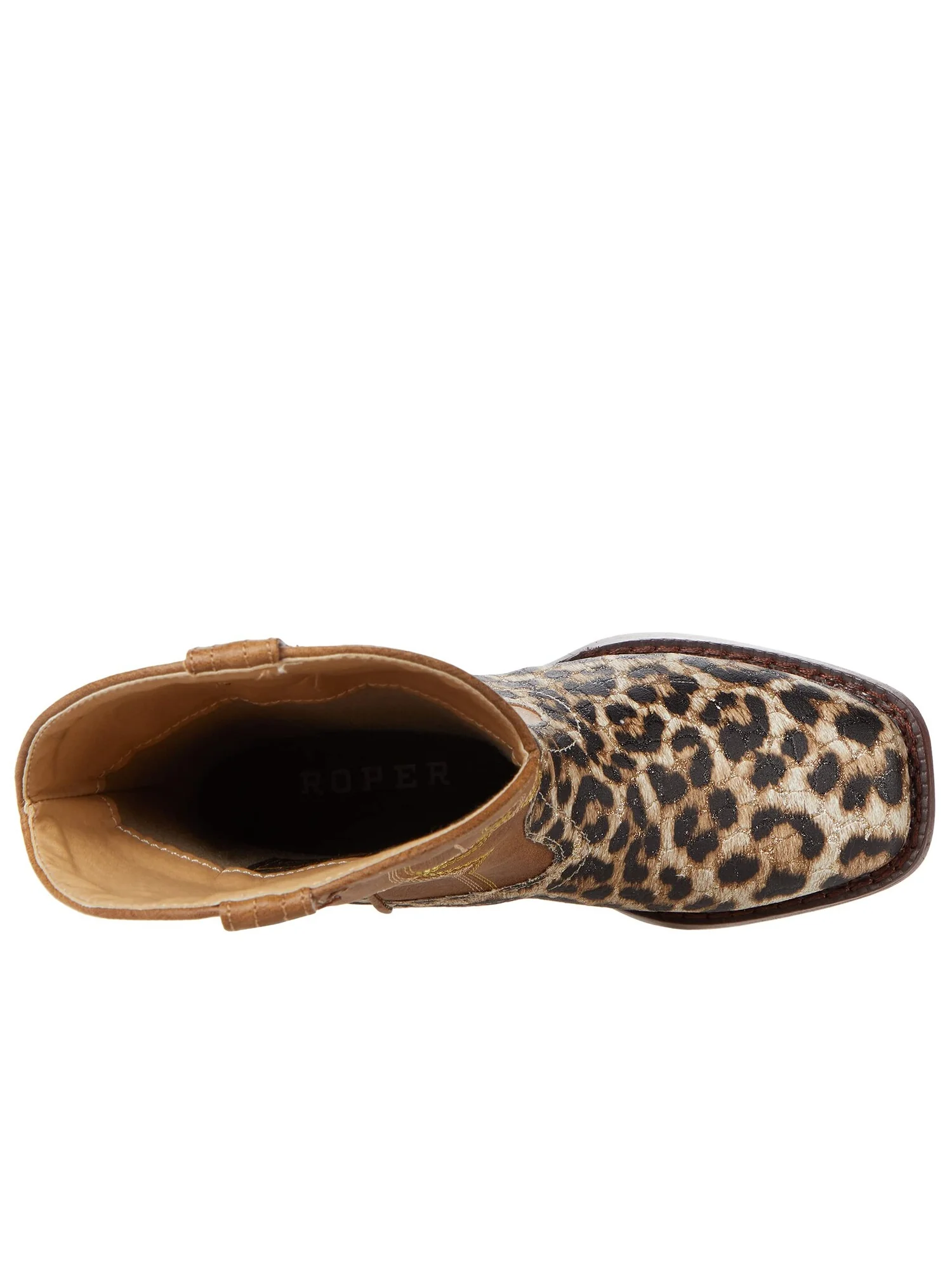 Ботинки Roper Kids Glitter Leopard (Toddler/Little Kid) — 3