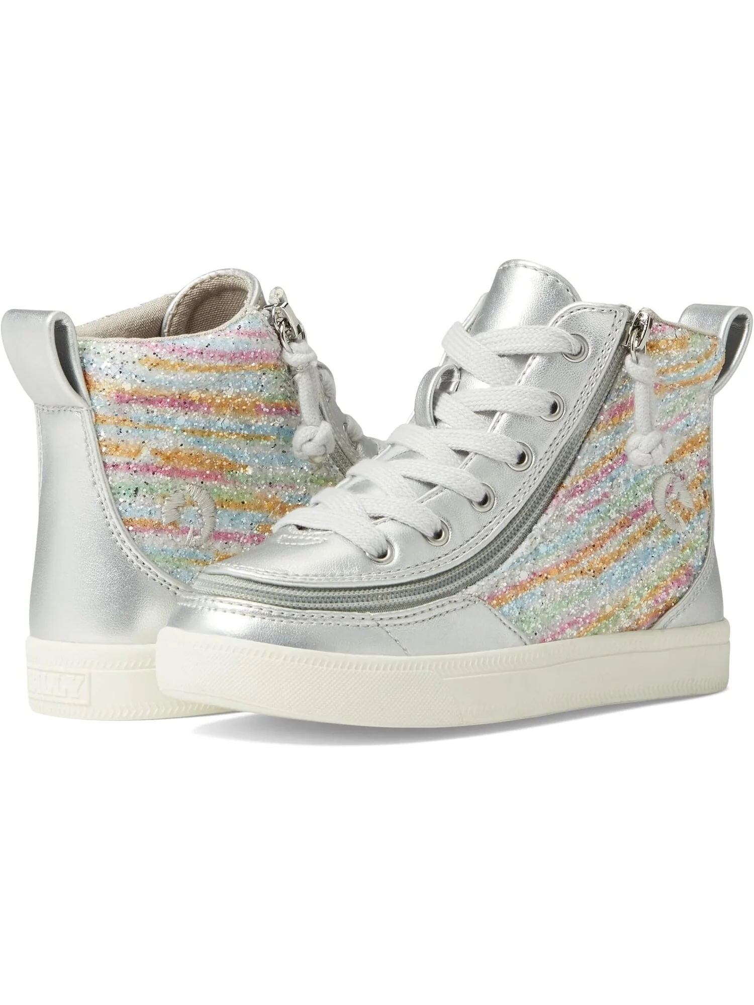 Кроссовки Classic Lace High BILLY Footwear Kids — серебристый