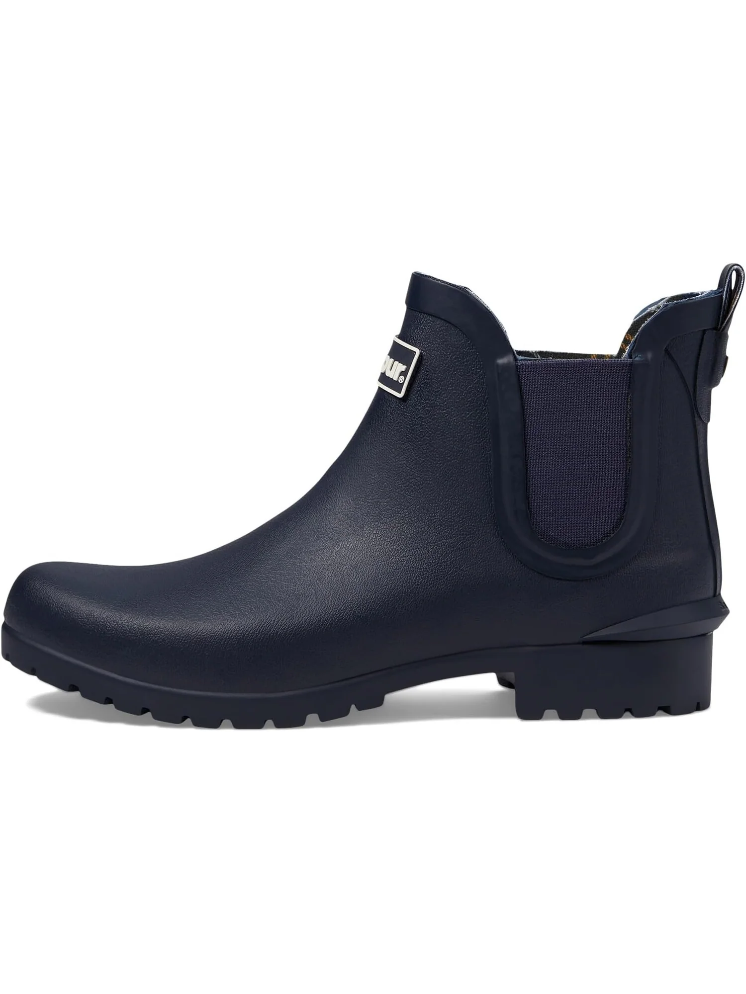 Женские резиновые сапоги Barbour Wilton короткие с логотипом — 4