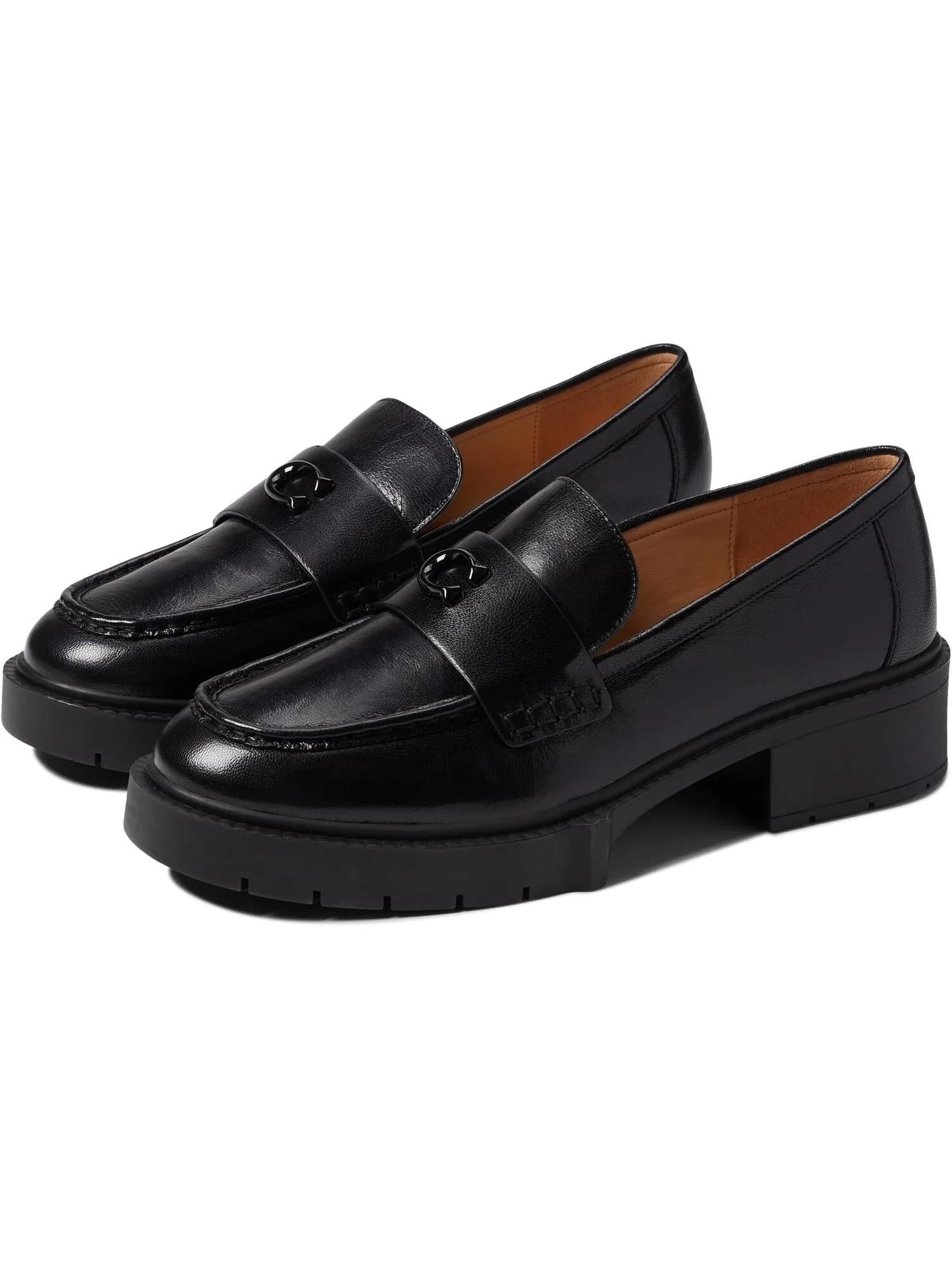Лоферы Leah Leather Loafer COACH — 1