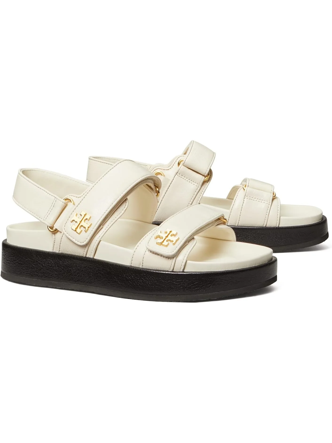 Сандалии на плоской подошве Kira Sport Sandal Tory Burch — белый