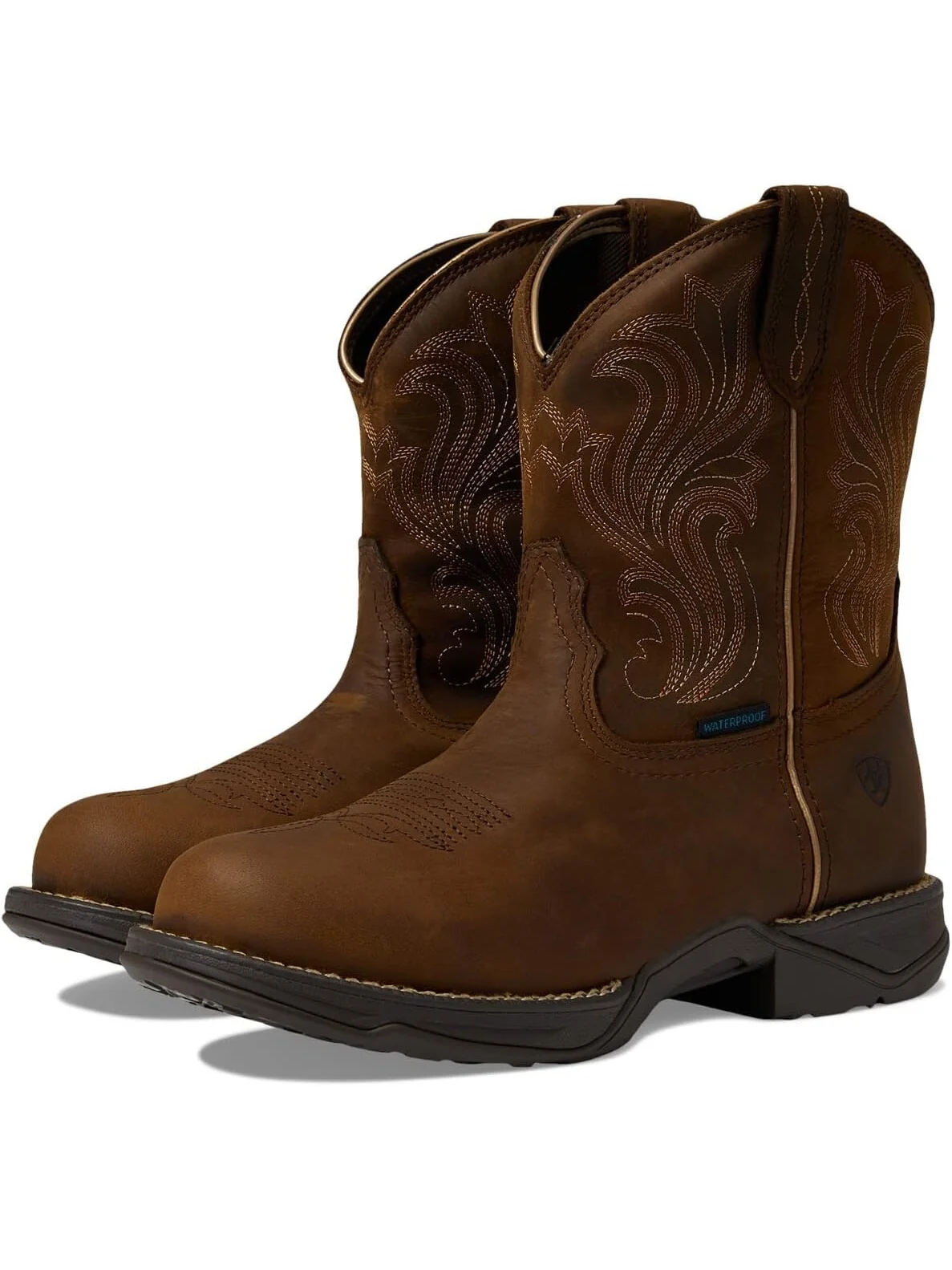 Женские сапоги Ariat в ковбойском стиле короткие — 1