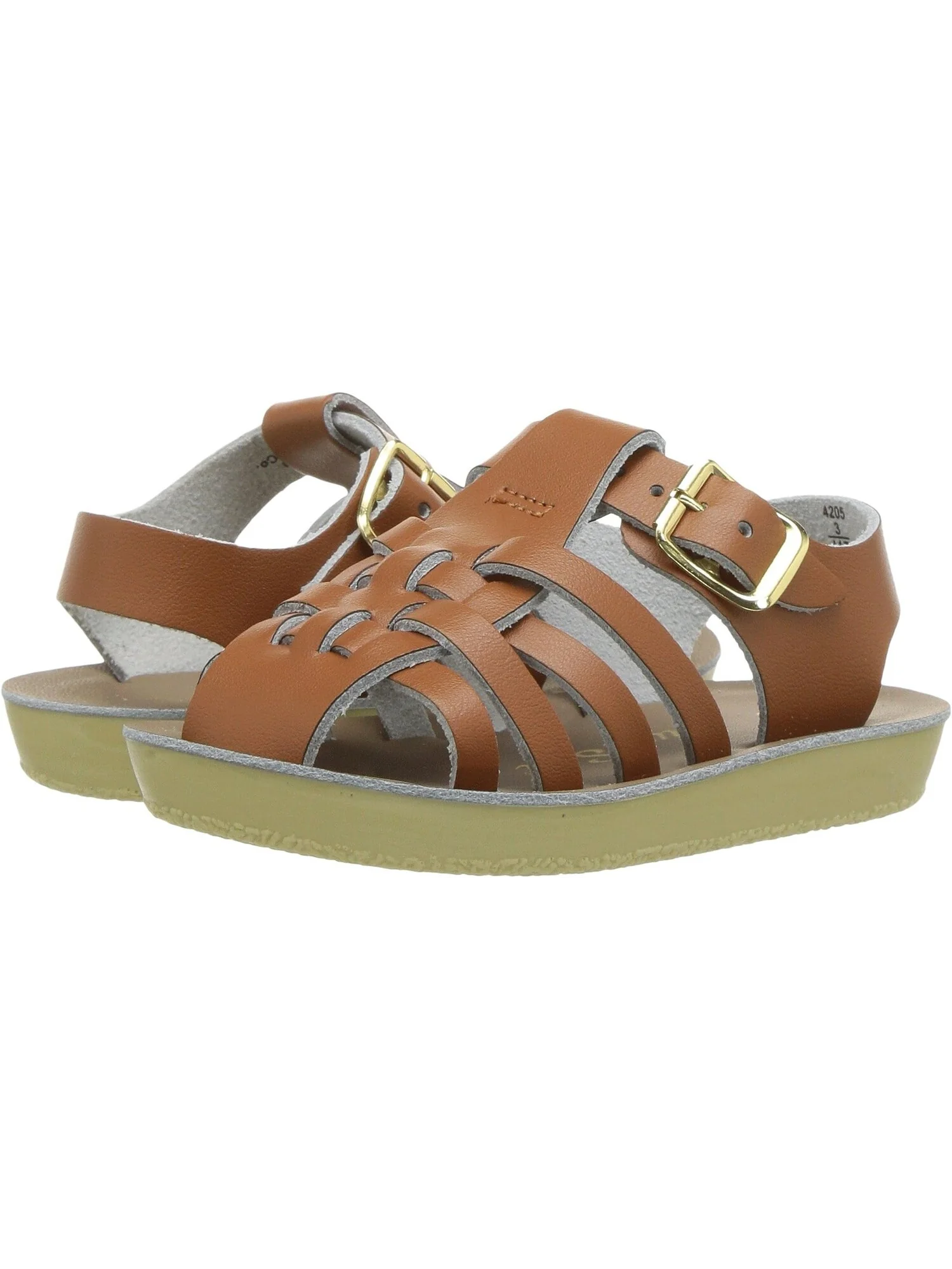Сандалии на плоской подошве Sun-San - Sailors Salt Water Sandal by Hoy Shoes — бежевый