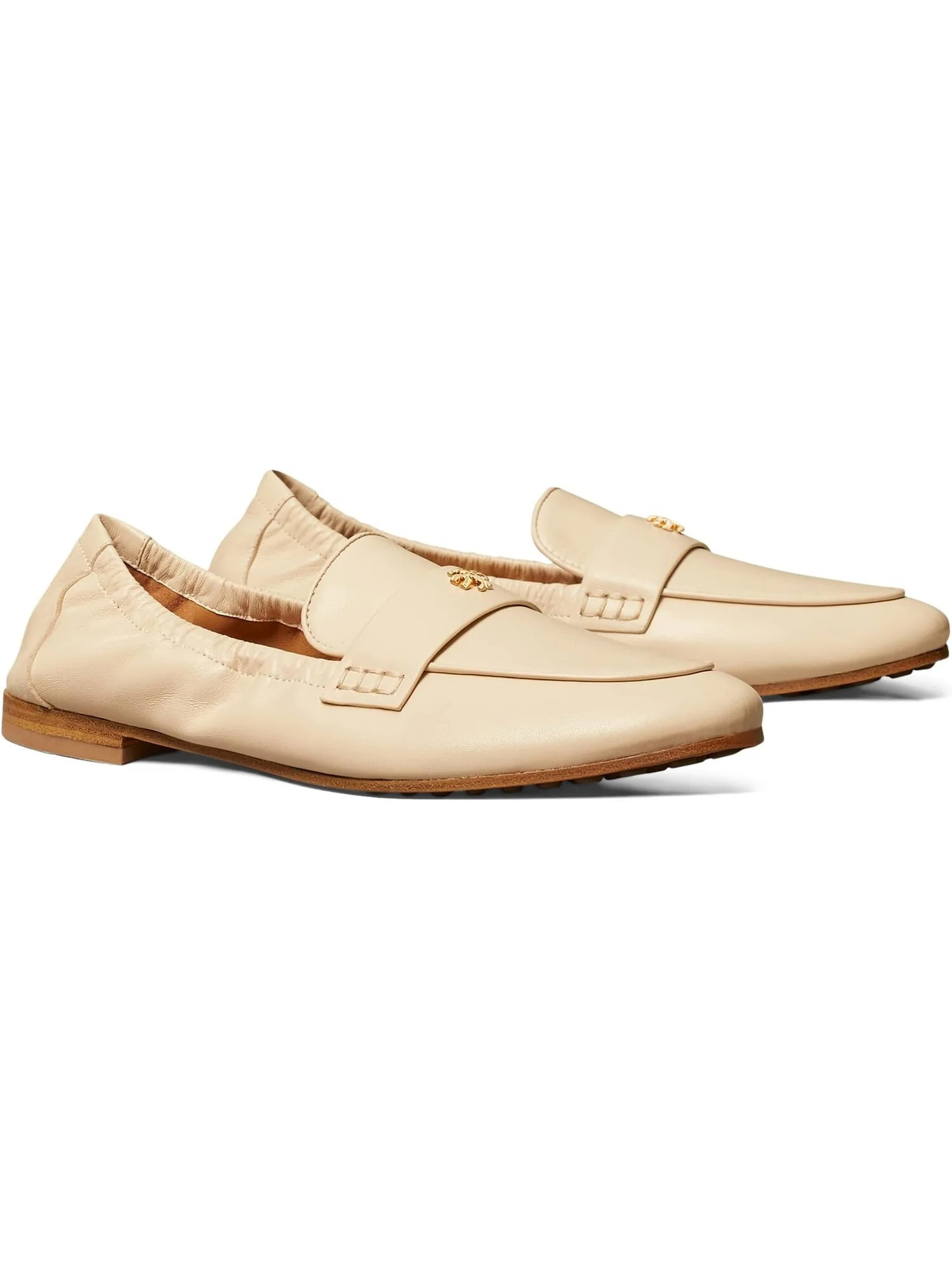 Лоферы Ballet Loafer Tory Burch — бежевый