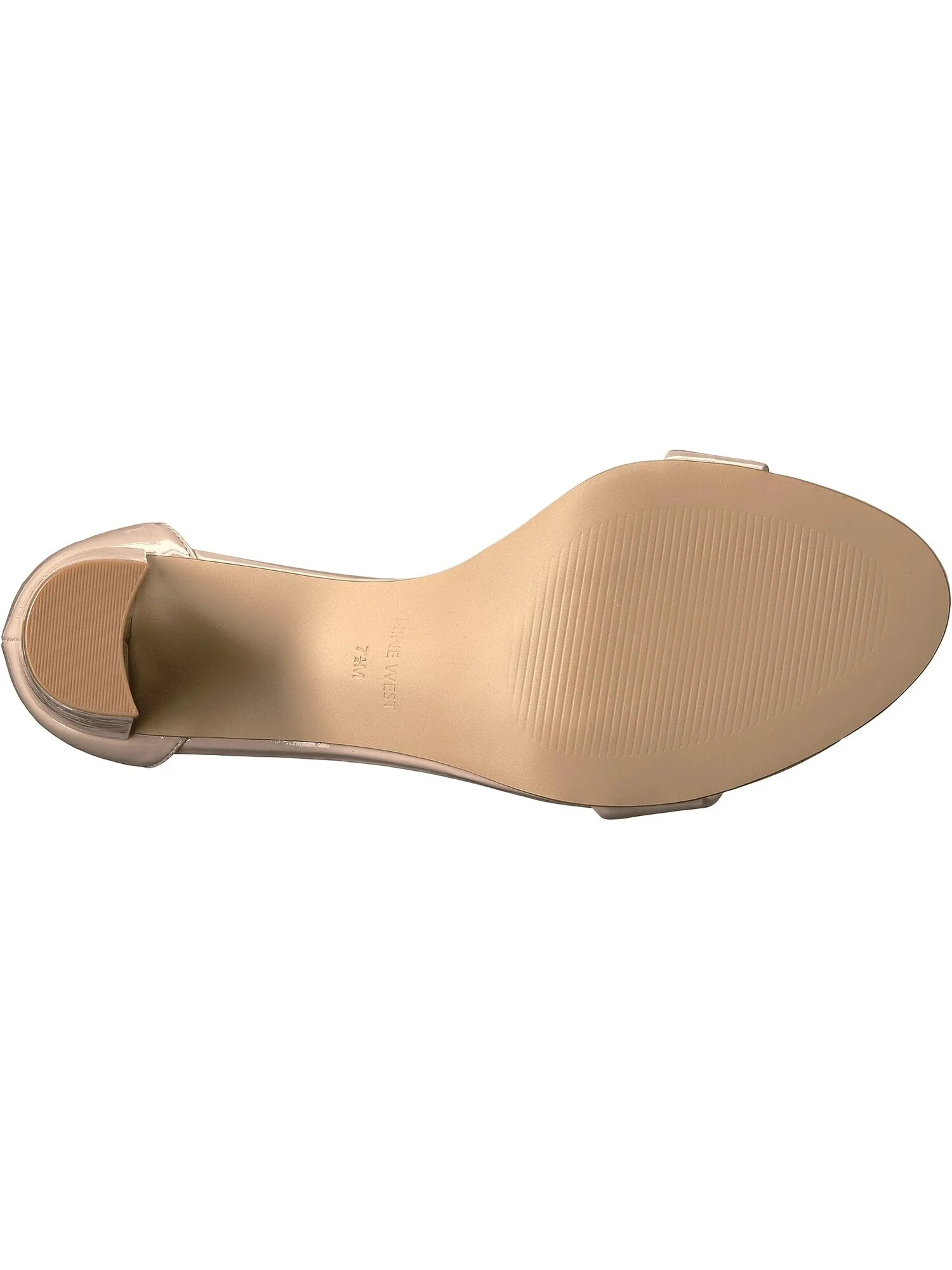 Сандалии Nine West Pruce Block Heel, цвет Natural Sleek Patent PU — 3