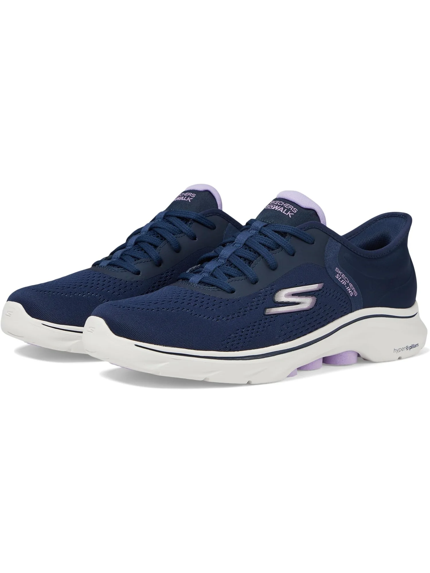 Кроссовки SKECHERS Performance Go Walk 7 Valin Hands Free Slip-Ins — фиолетовый