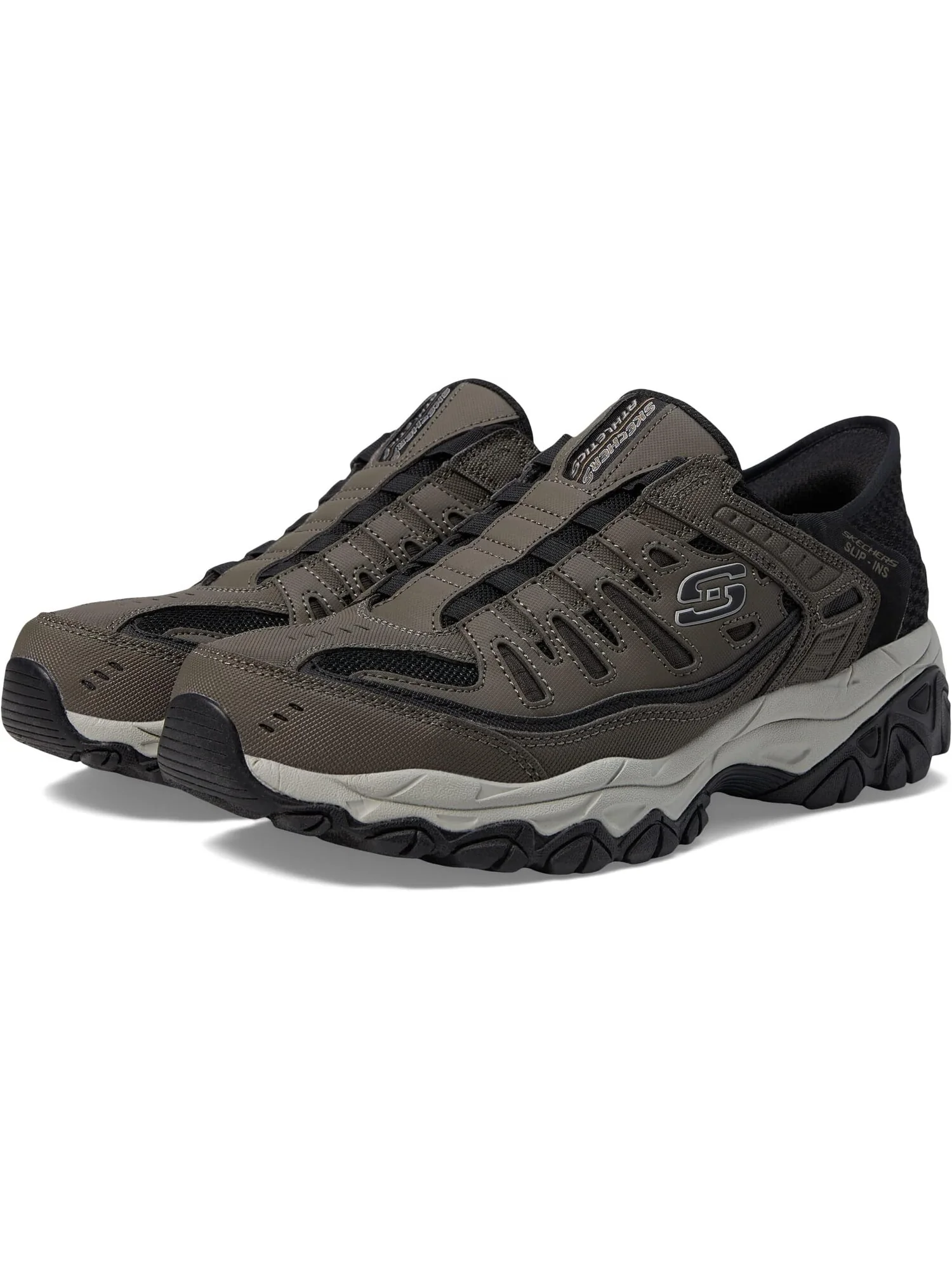 Кроссовки SKECHERS Afterburn M. Fit Ridgeburn Hands Free Slip-Ins — 1