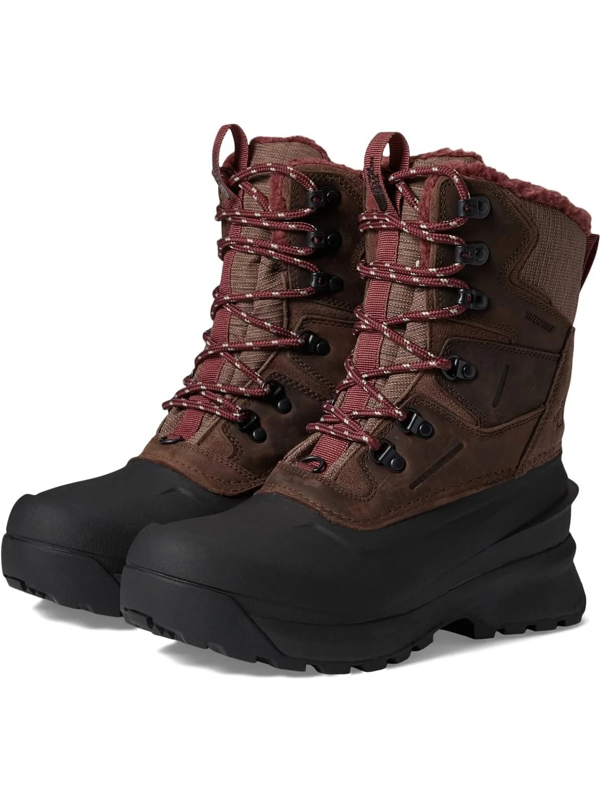 Женские зимние ботинки The North Face Chilkat V 400 водонепроницаемые комбинированные — 1