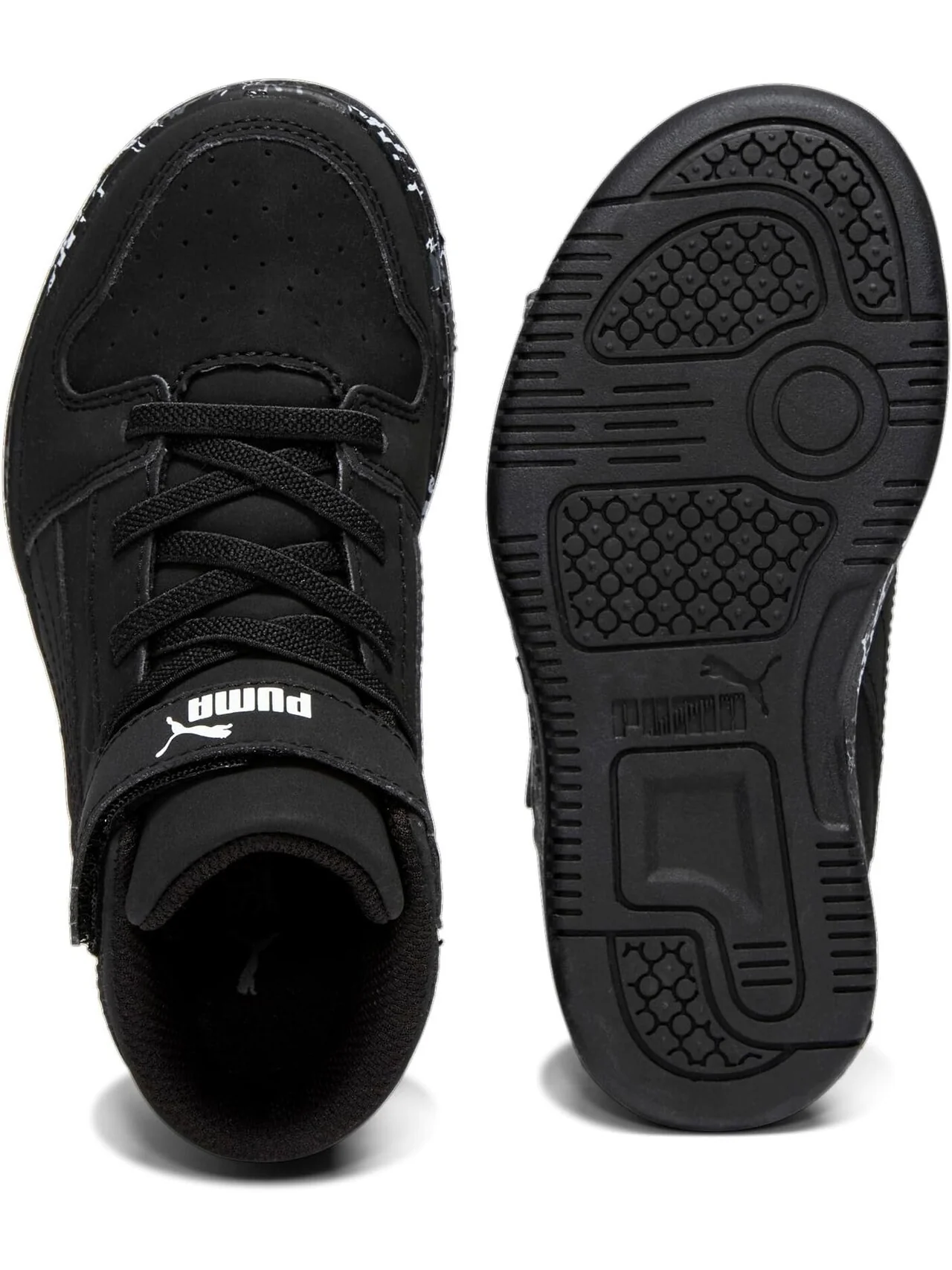 Кроссовки Rebound Layup Nubuck Mountain Park Hook-and-Loop Preschool PUMA — 2