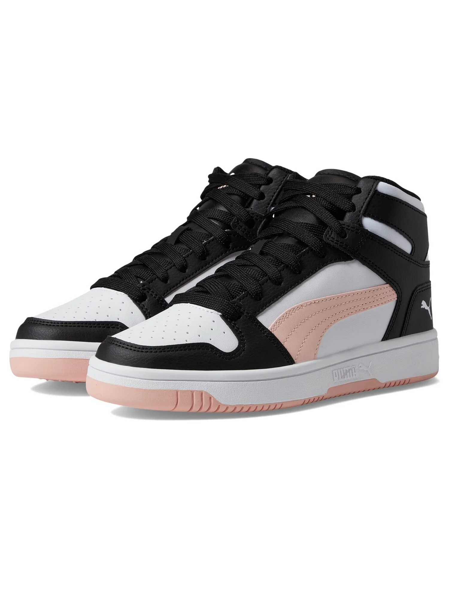 Кроссовки PUMA Kids Rebound Layup Synthetic Leather (Big Kid) — изображение 1 из 6, розовый