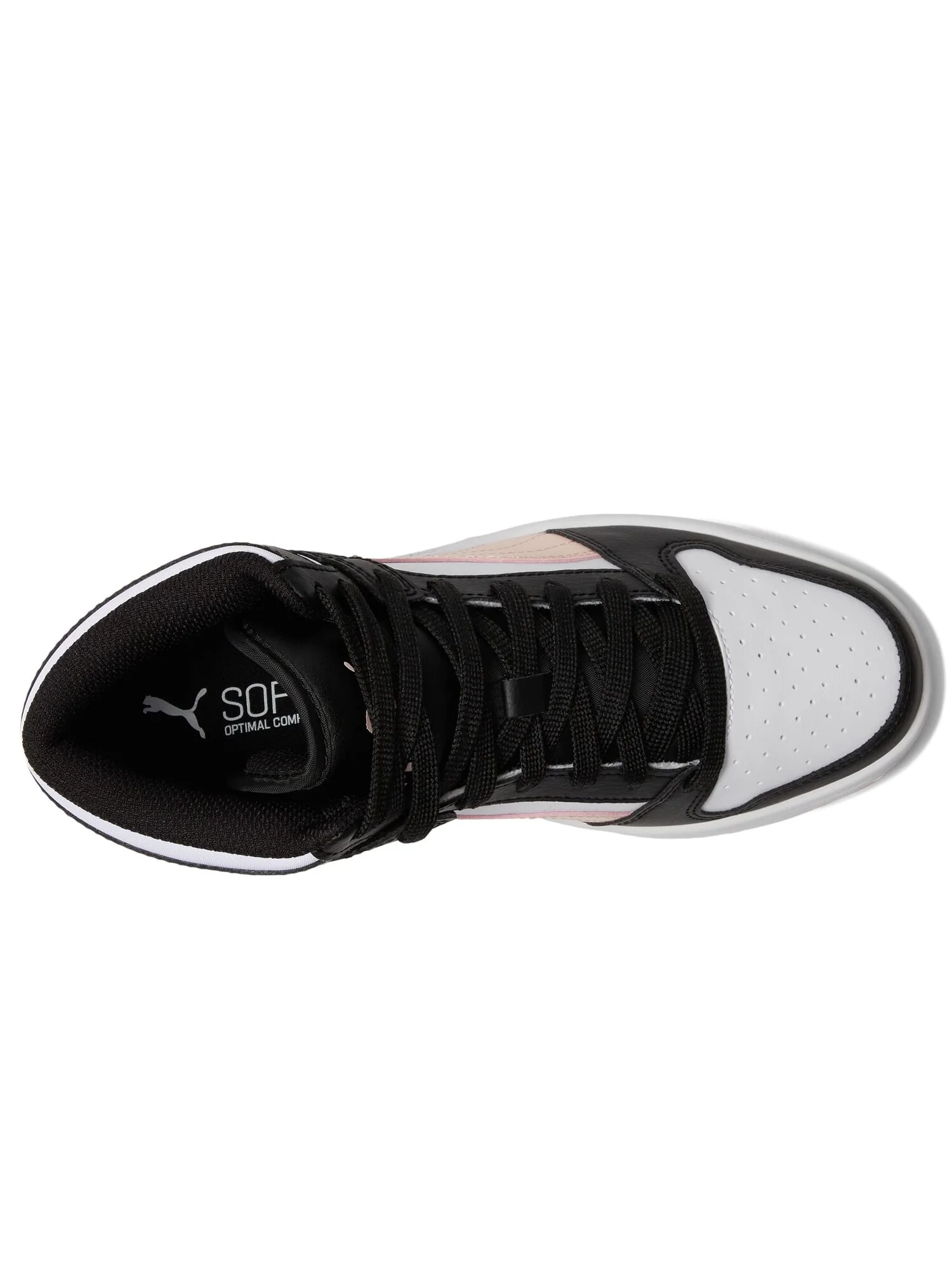 Кроссовки PUMA Kids Rebound Layup Synthetic Leather (Big Kid) — изображение 3 из 6, розовый