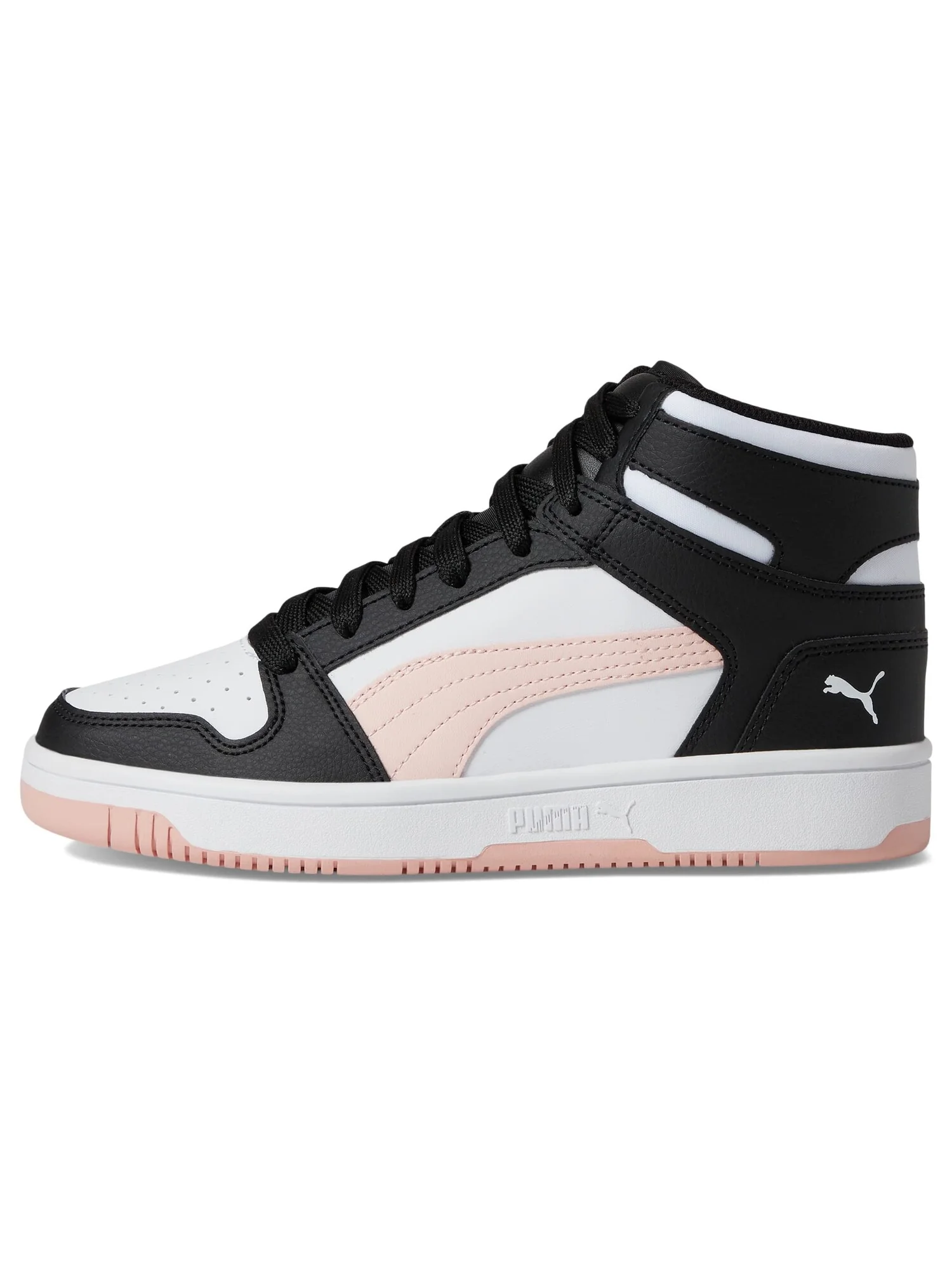 Кроссовки PUMA Kids Rebound Layup Synthetic Leather (Big Kid) — изображение 5 из 6, розовый