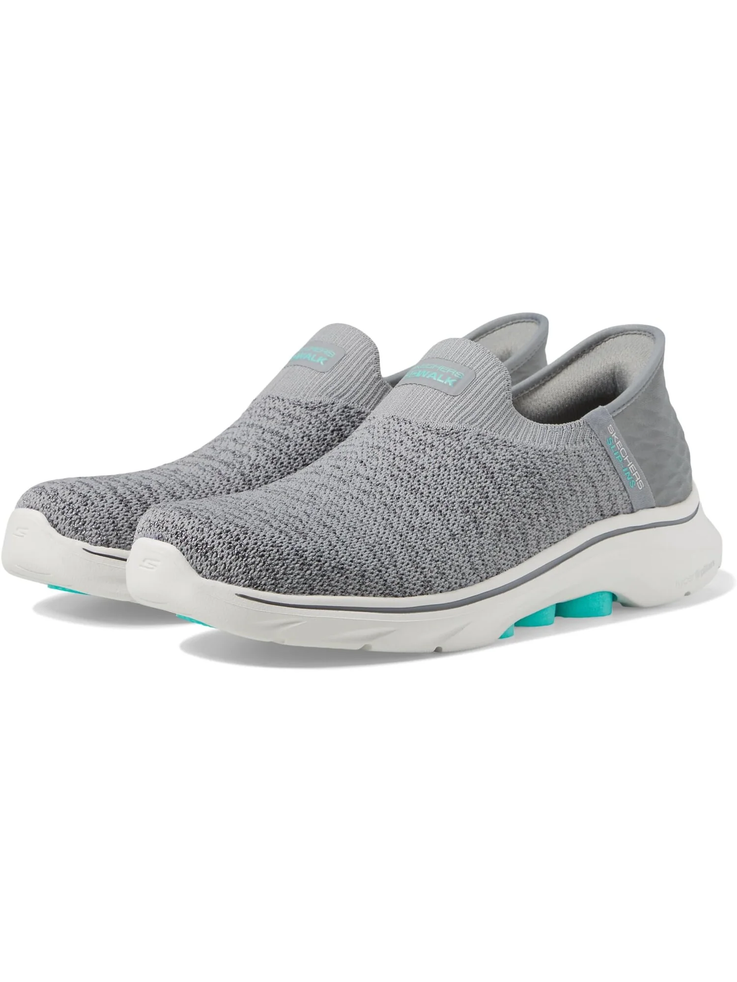 Кроссовки SKECHERS Performance Go Walk 7 Springtime Hands Free Slip-Ins — серый