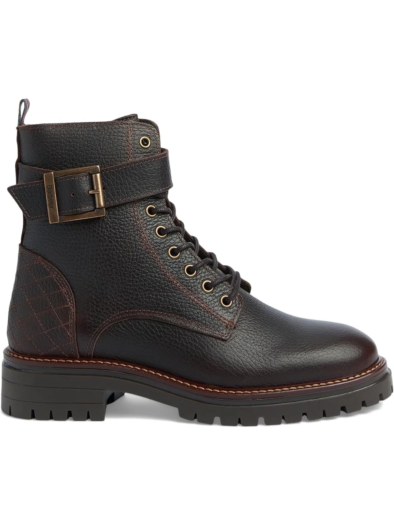 Женские ботинки Barbour Heidi кожаные на шнуровке — 2