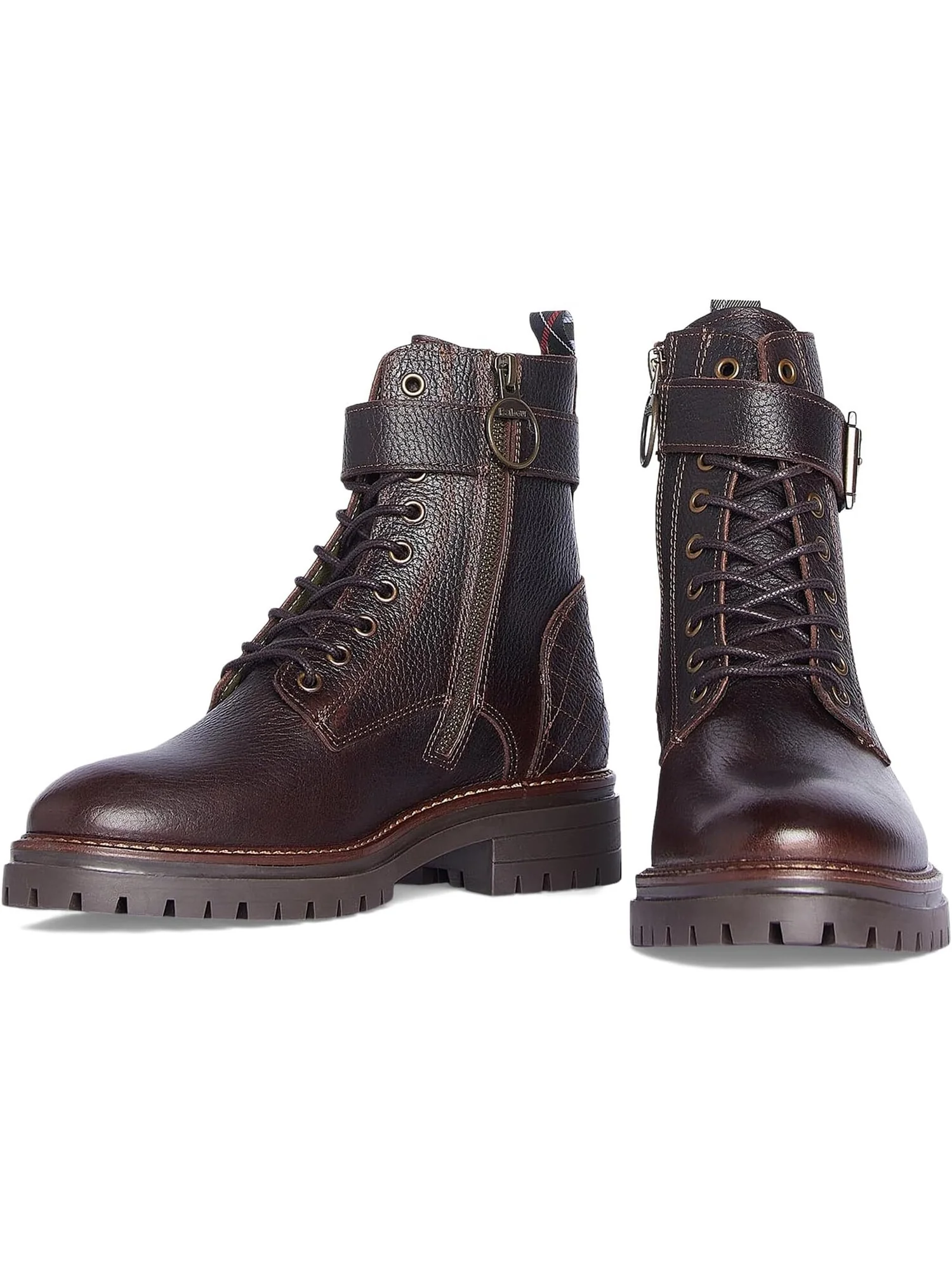 Женские ботинки Barbour Heidi кожаные на шнуровке — 4