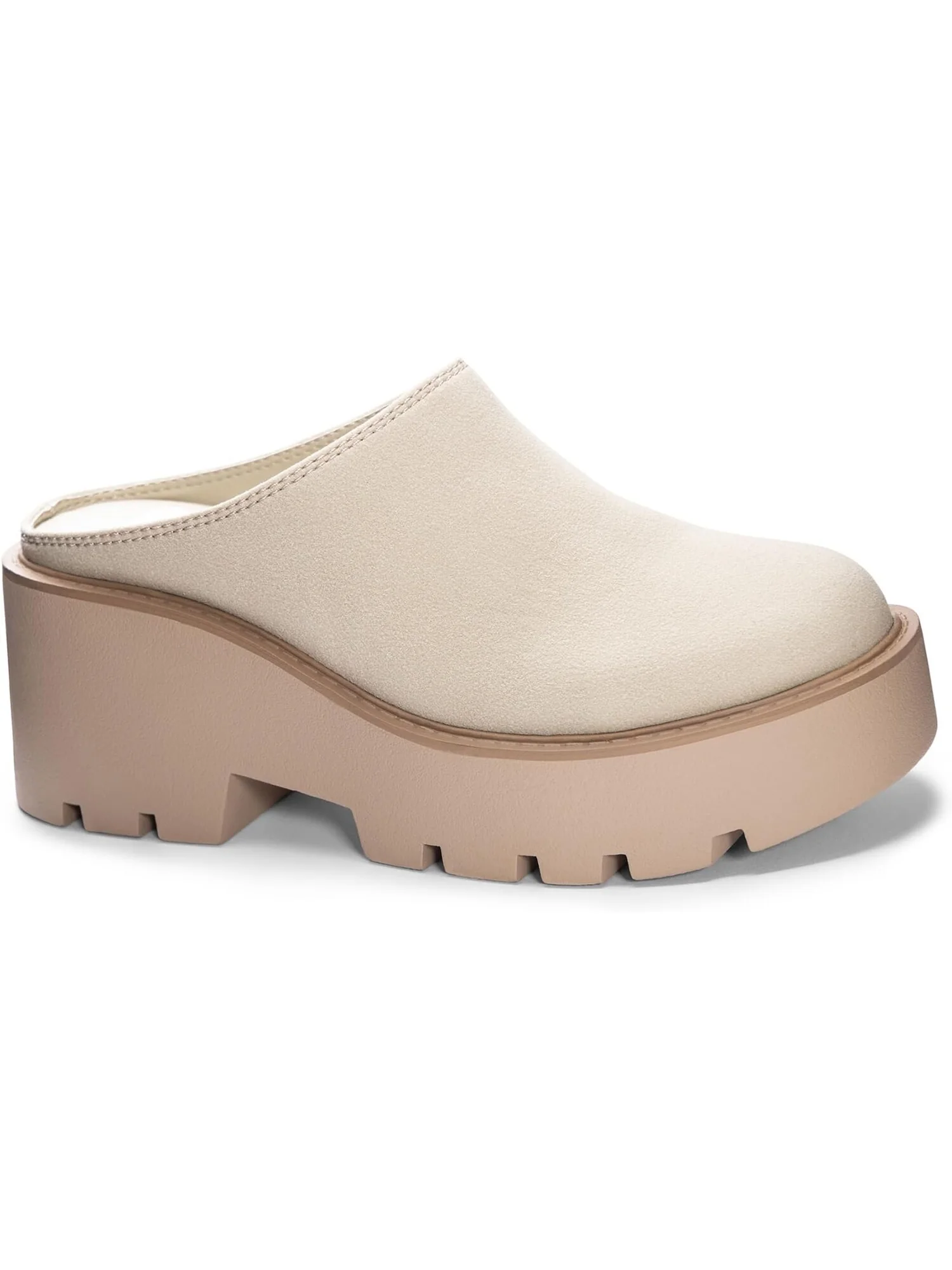 Ботильоны на каблуке R-Test Suede Clogs Dirty Laundry — бежевый