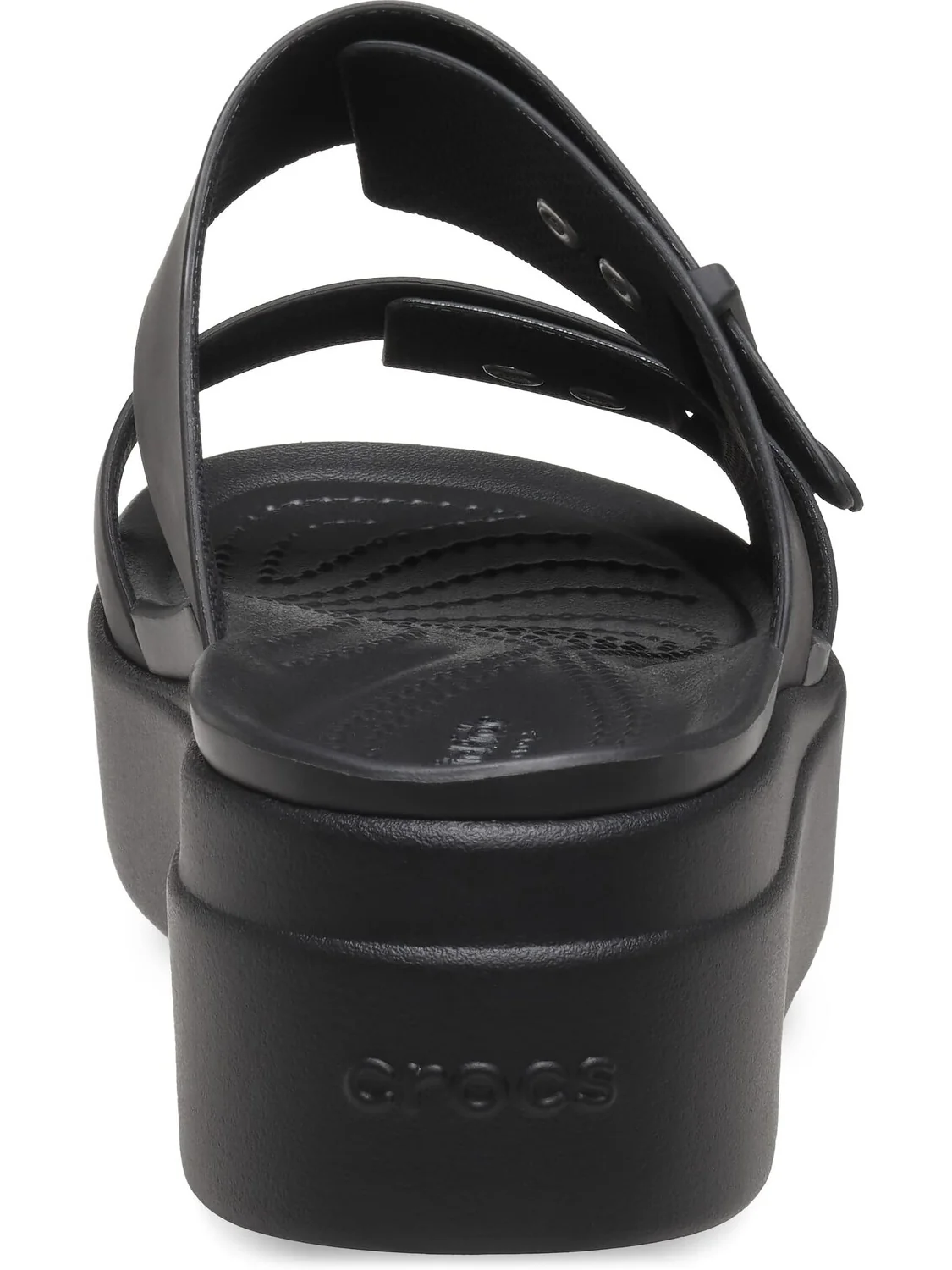 Сандалии на плоской подошве Brooklyn Buckle Low Wedge Crocs — 5