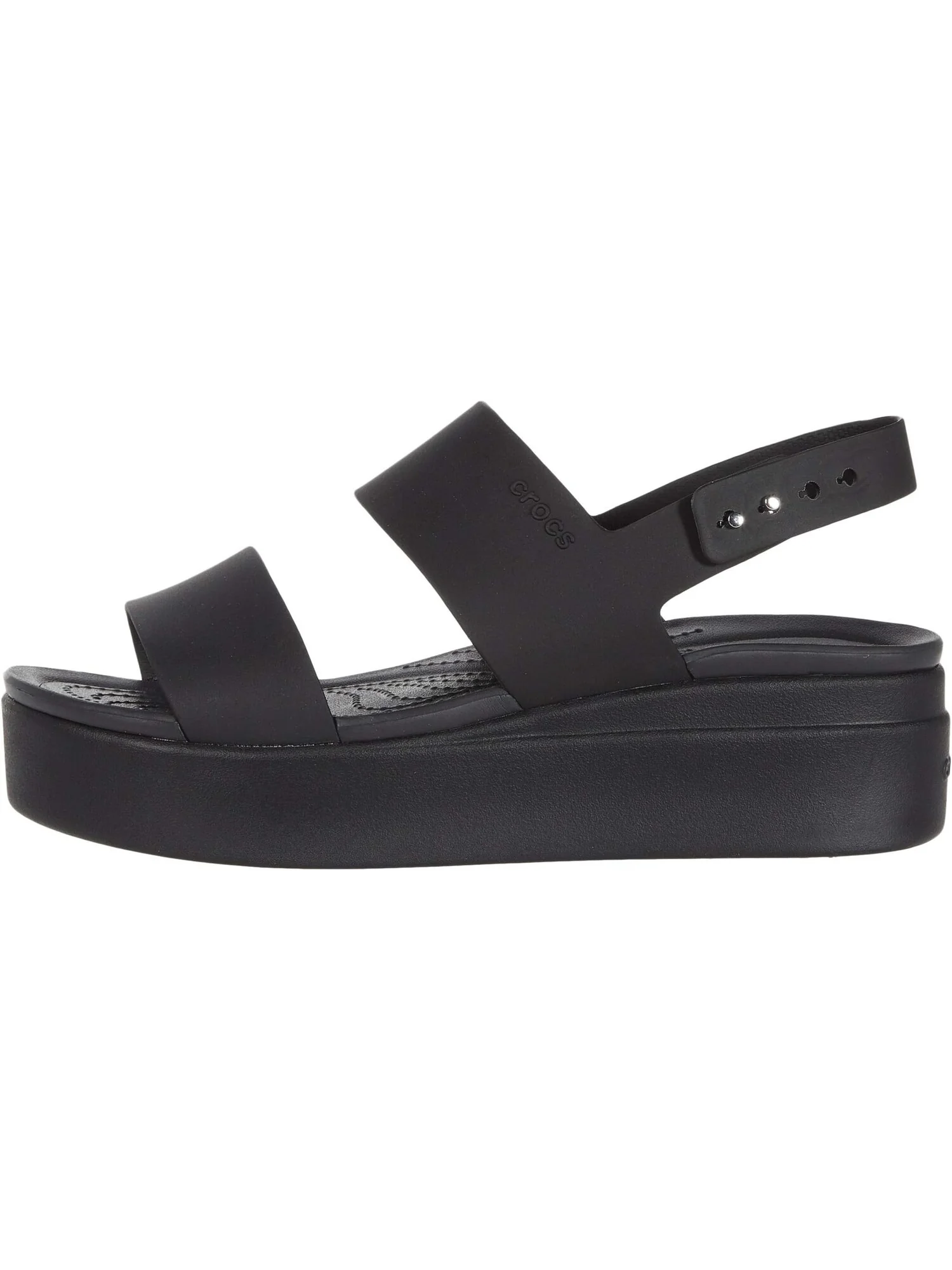 Сандалии на плоской подошве Brooklyn Low Wedge Crocs — 4