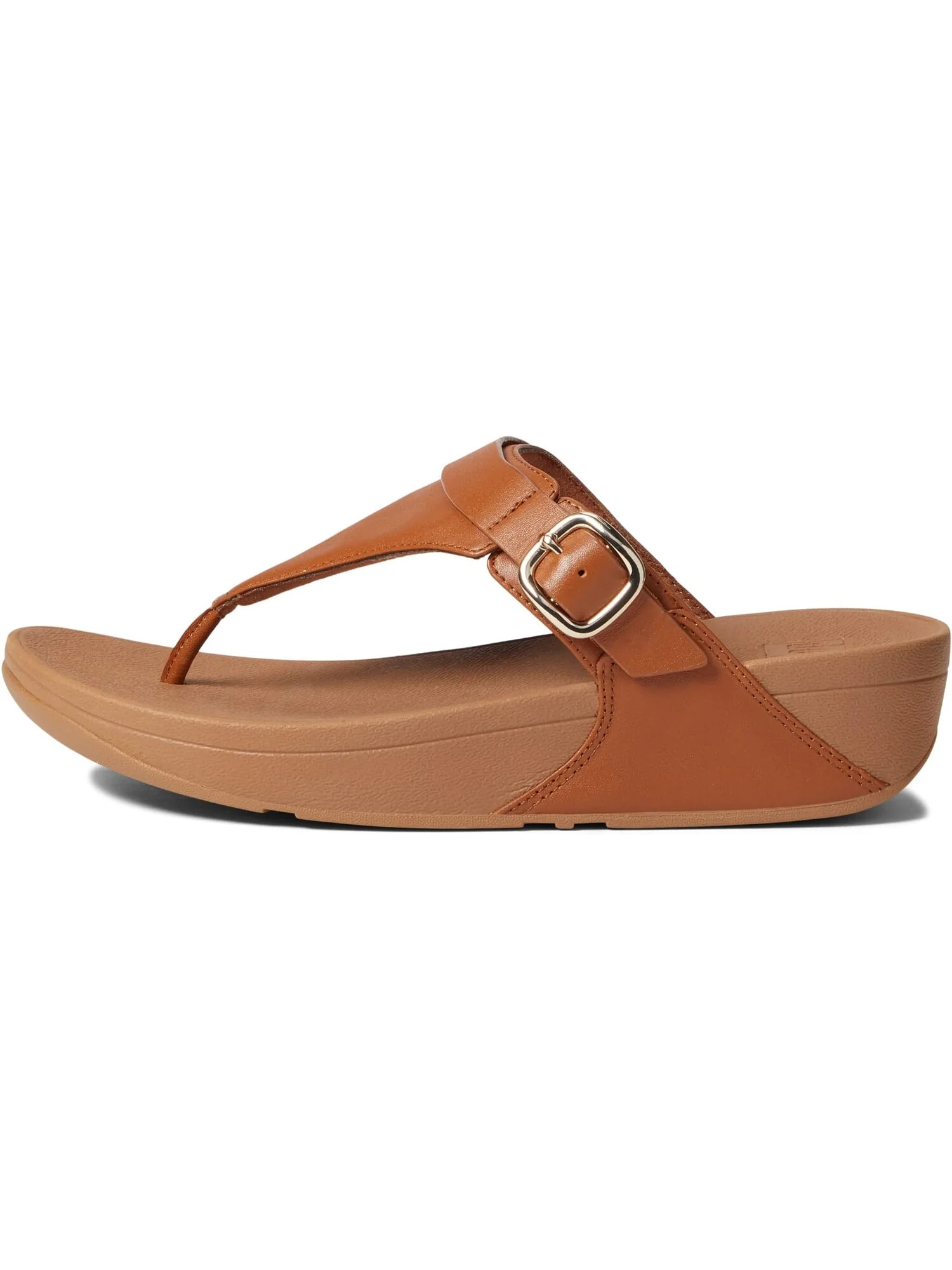 Шлепанцы Lulu Adjustable Leather Toe Post Sandals FitFlop — 4