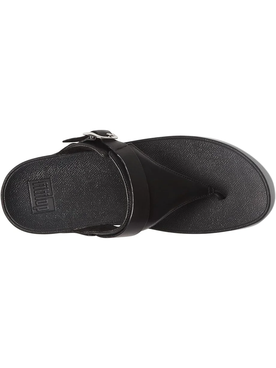 Сандалии FitFlop Lulu Adjustable Leather Toe Post Sandals — 2