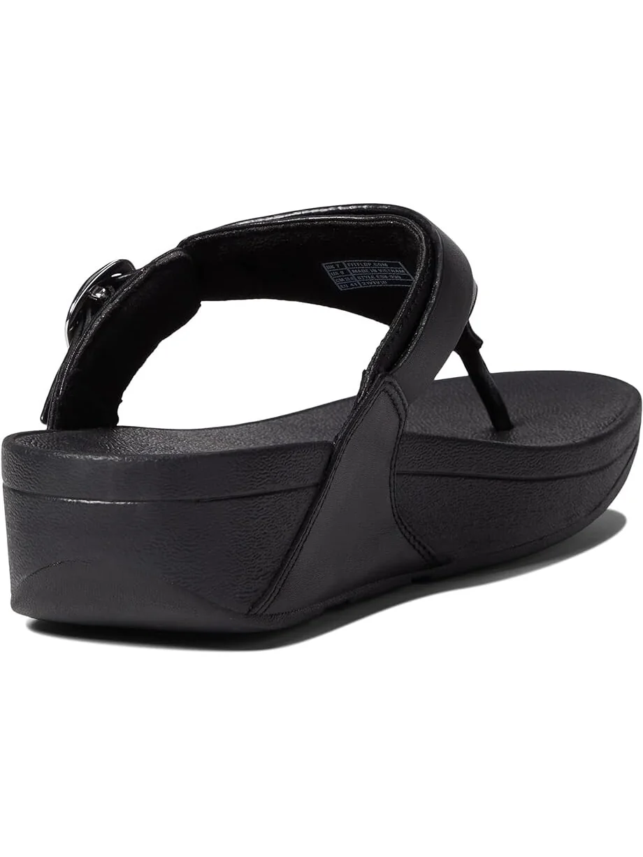 Сандалии FitFlop Lulu Adjustable Leather Toe Post Sandals — 5