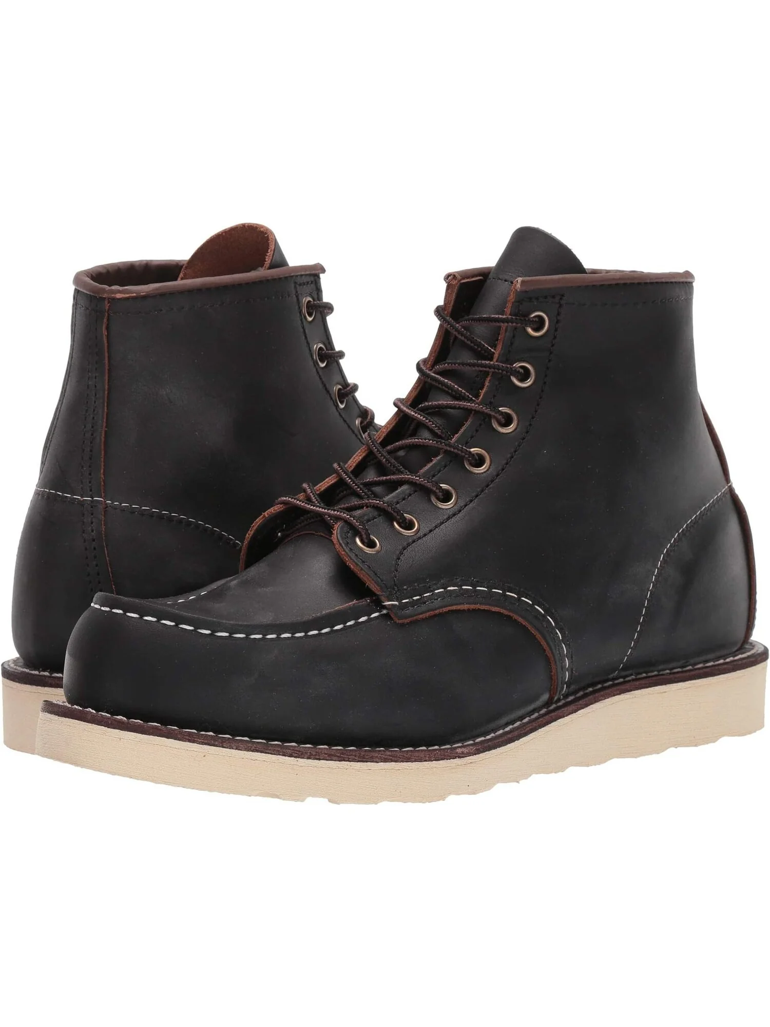 Ботинки на шнуровке 6" Moc Toe Red Wing Heritage — черный