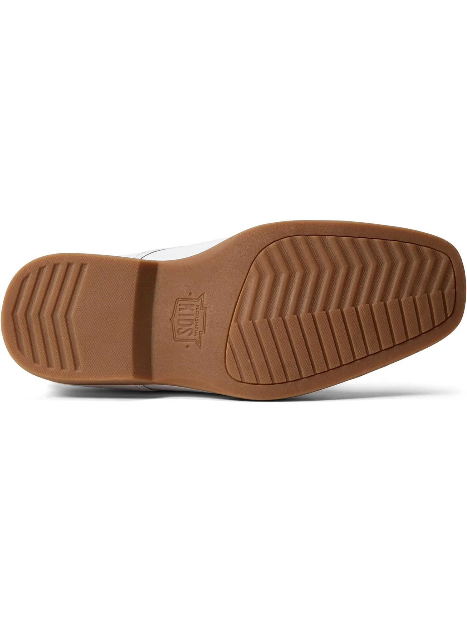 Оксфорды Reveal Cap Toe Ox, Jr. Florsheim, белая гладкая кожа — 3