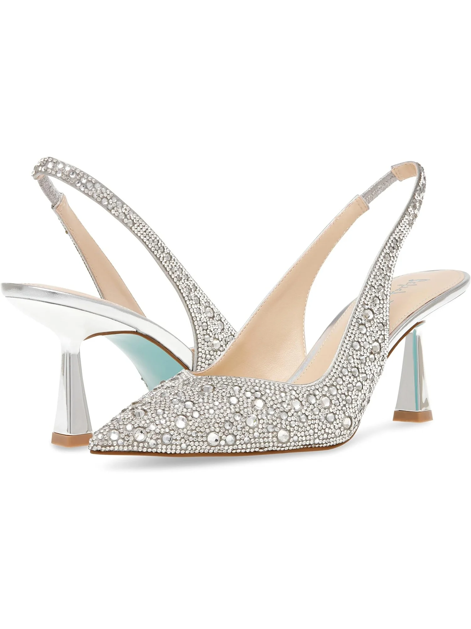 Туфли Clark Blue by Betsey Johnson — серебристый