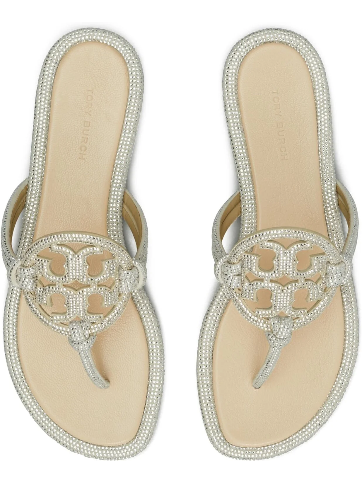 Сандалии на плоской подошве Miller Knotted Pave Tory Burch — 2