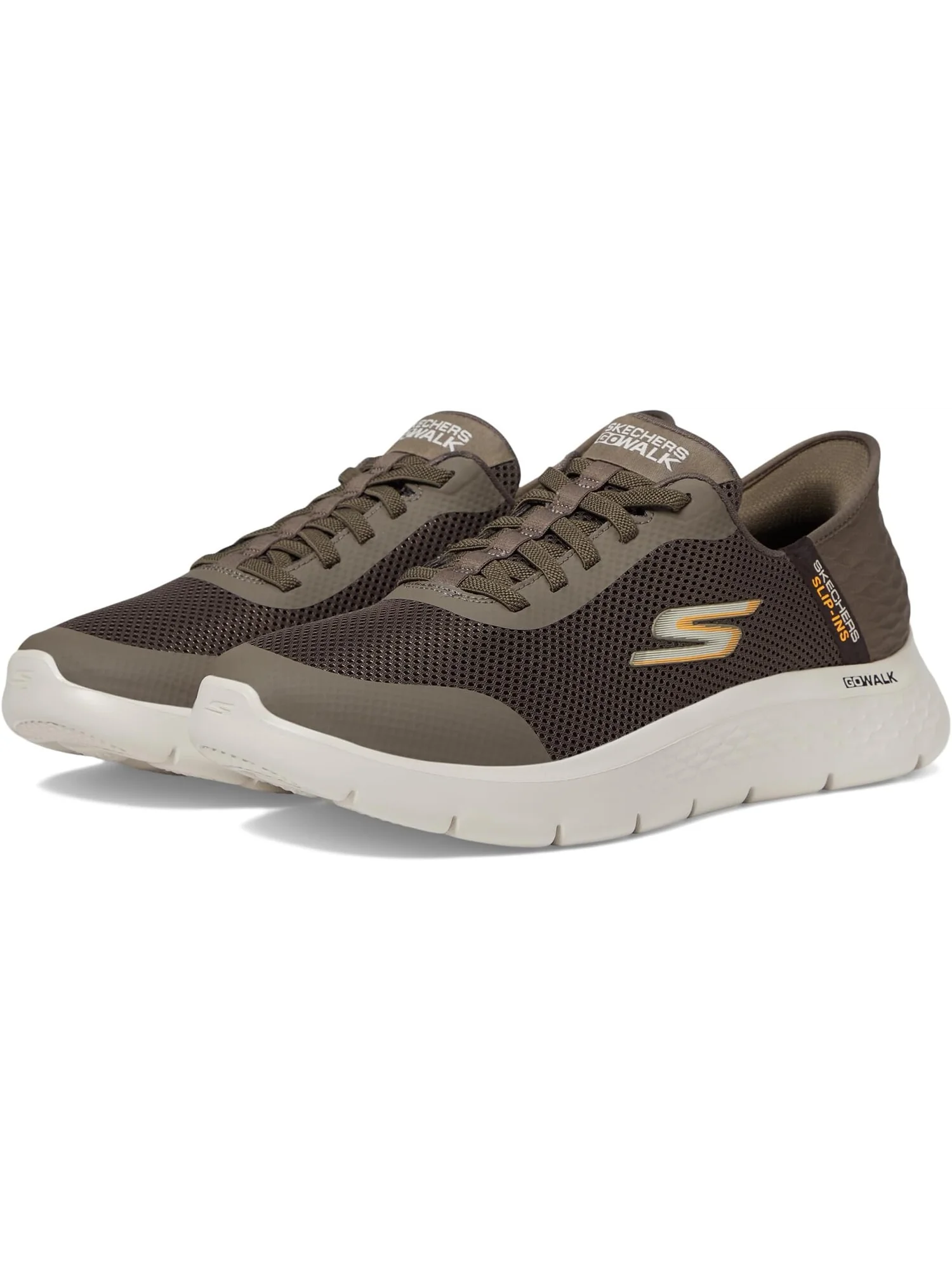 Кроссовки SKECHERS Performance Go Walk Flex - Hands Up Hands Free Slip-Ins — коричневый