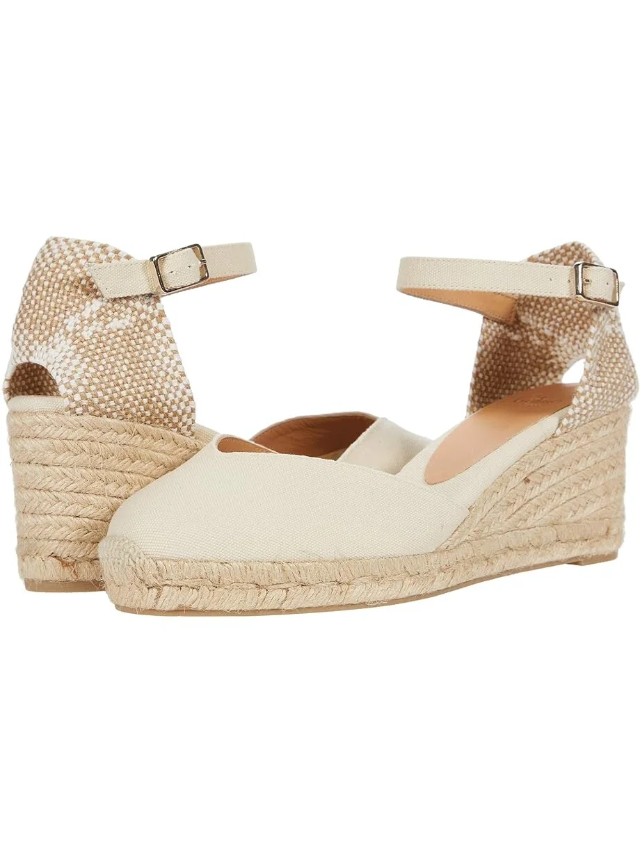 Туфли CASTANER Chiarita 60 mm Wedge Espadrille — белый