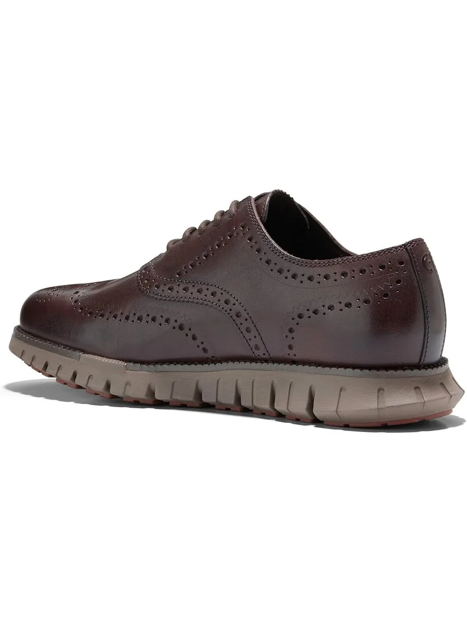 Оксфорды Cole Haan Zerogrand Remastered Wing Tip Unlined, цвет Dark Chocolate/Irish Coffee — 4