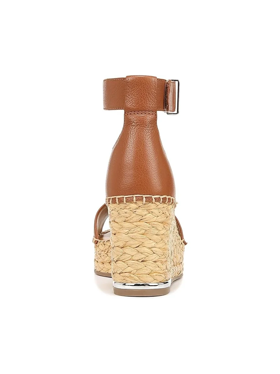 Сандалии Franco Sarto Clemens Raffia Espadrille Wedge Heel — 4