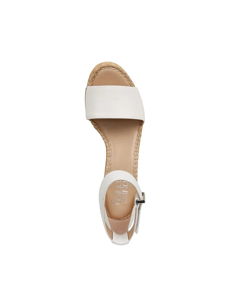 Сандалии Franco Sarto Clemens Raffia Espadrille Wedge Heel — 2