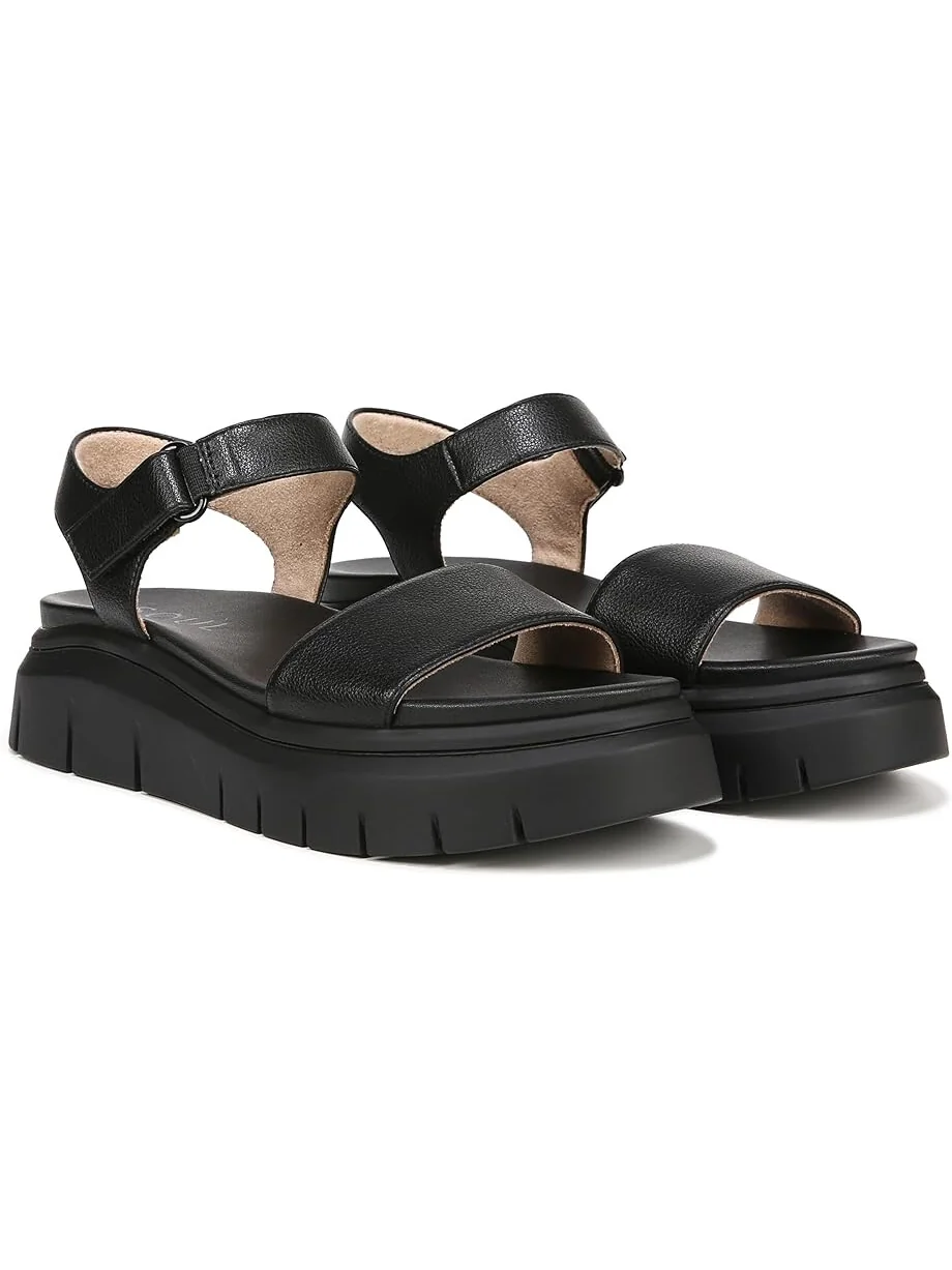 Сандалии Naturalizer Poppi Ankle Strap Platform Flat Sandal — 1