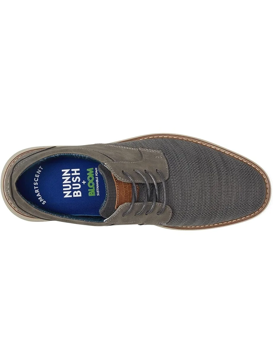 Кроссовки Nunn Bush Chase Knit Plain Toe Oxford Lightweight Breathable Versatile Lace Up — 2