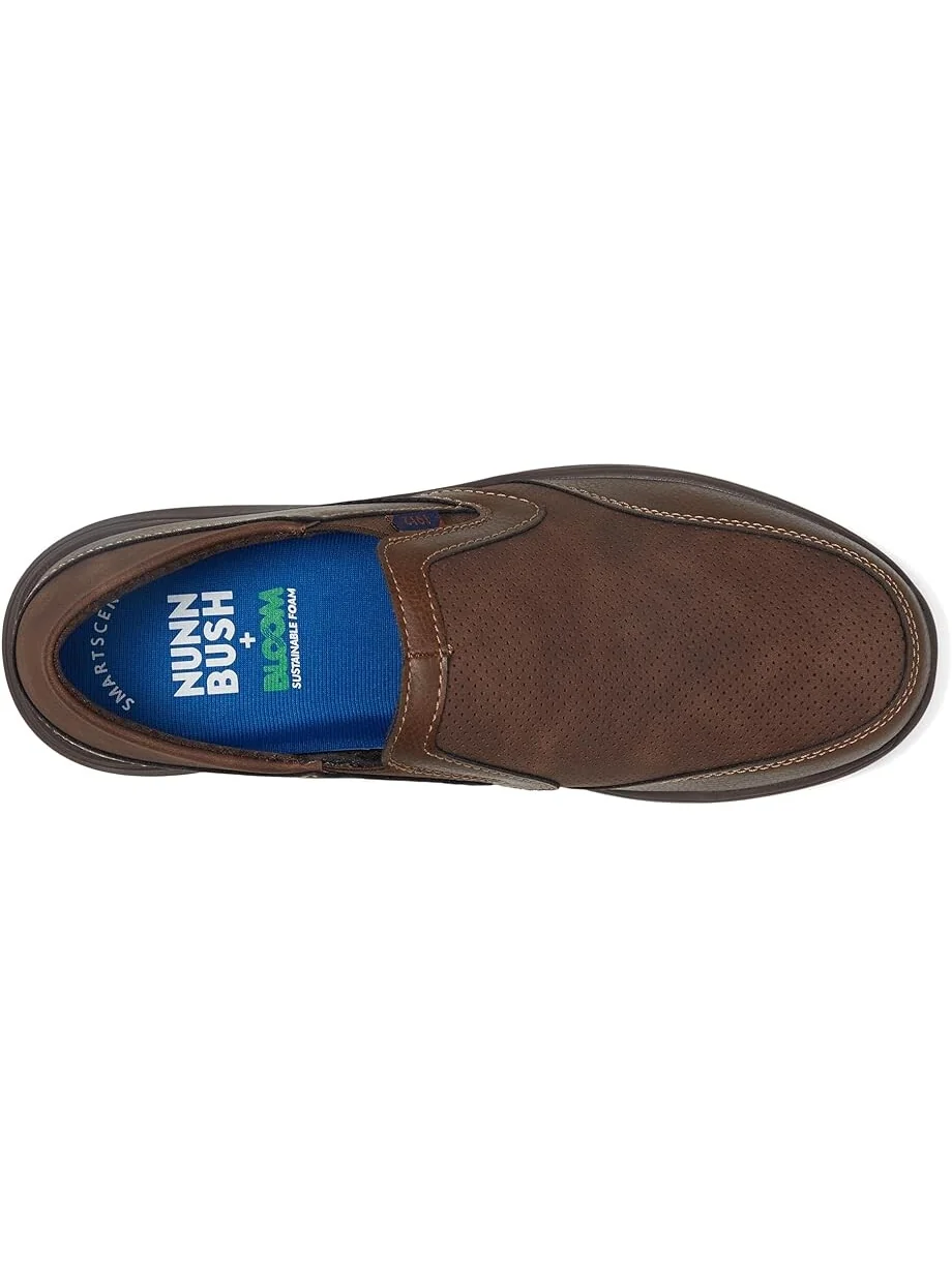 Кроссовки Nunn Bush Conway EZ Moccasin Toe Slip-On Easy Slip-In Loafer — 2