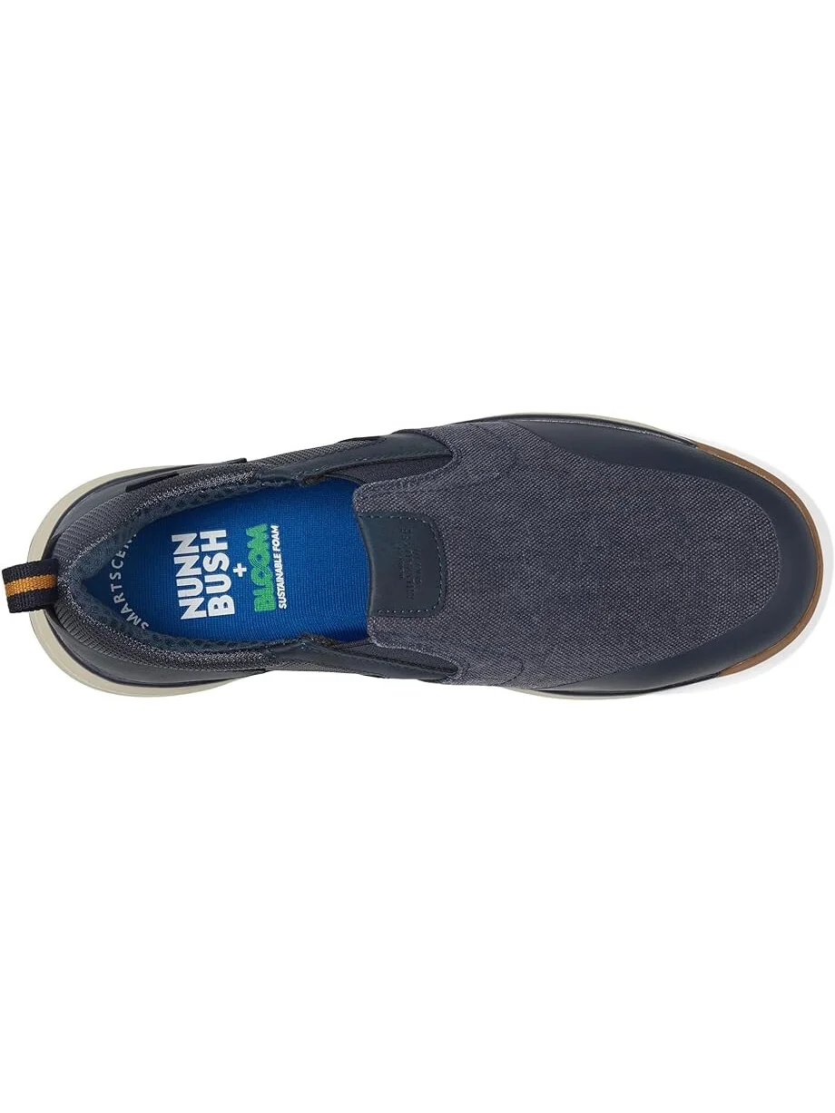 Кроссовки Nunn Bush Sedona Canvas Moccasin Toe Slip-On Comfortable Lightweight Loafer With Memory Foam — 2