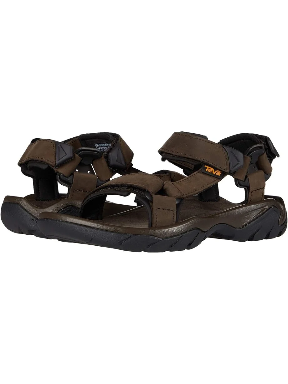 Сандалии Teva Terra Fi 5 Universal Leather, цвет Turkish Coffee — 1