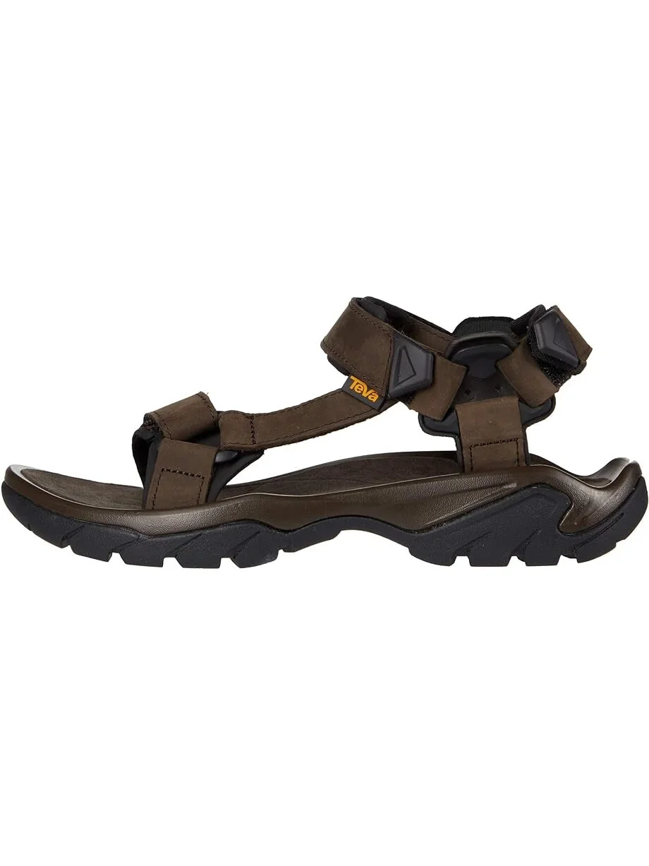 Сандалии Teva Terra Fi 5 Universal Leather, цвет Turkish Coffee — 4