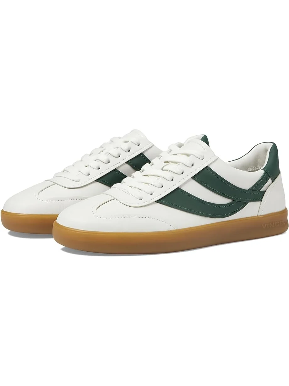 Кроссовки Vince Oasis-M Lace-Up Retro Sneakers — зеленый