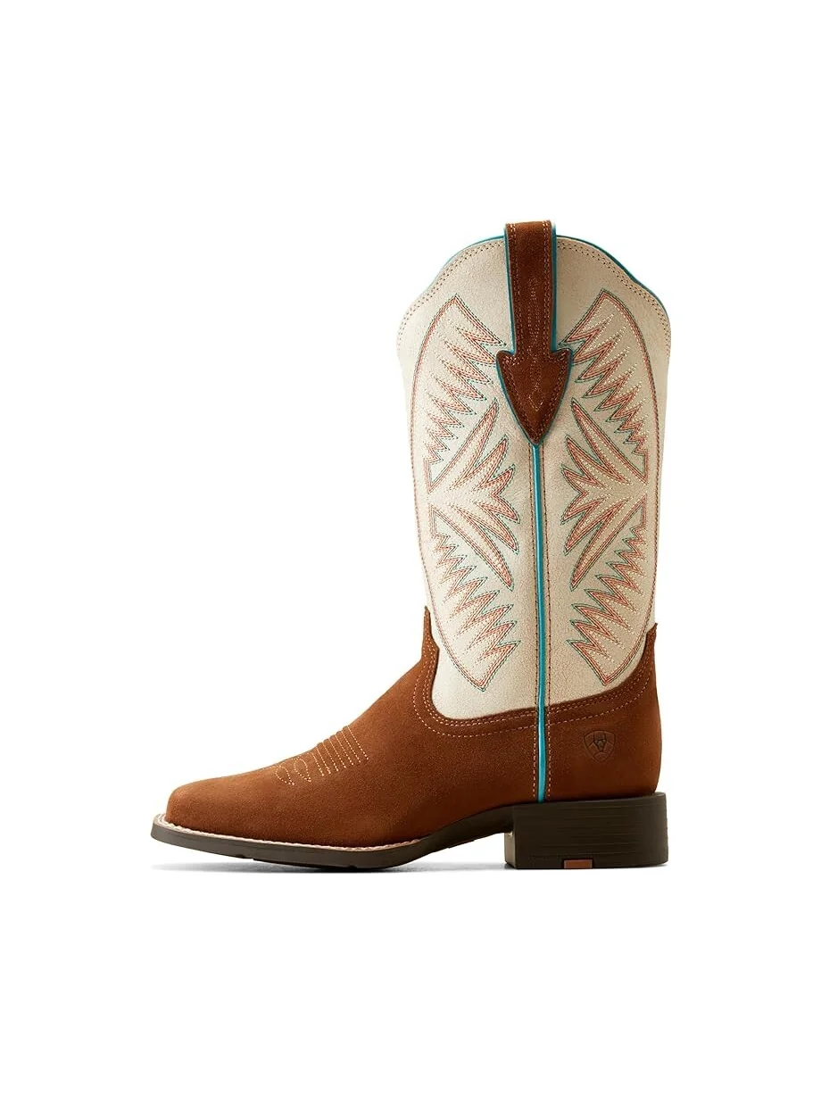 Сапоги женские Ariat Round Up Ruidoso ковбойские с вышивкой — 3