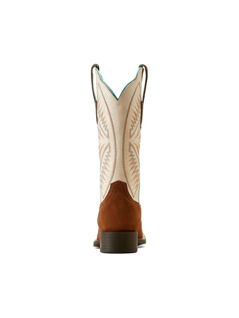 Сапоги женские Ariat Round Up Ruidoso ковбойские с вышивкой — 4